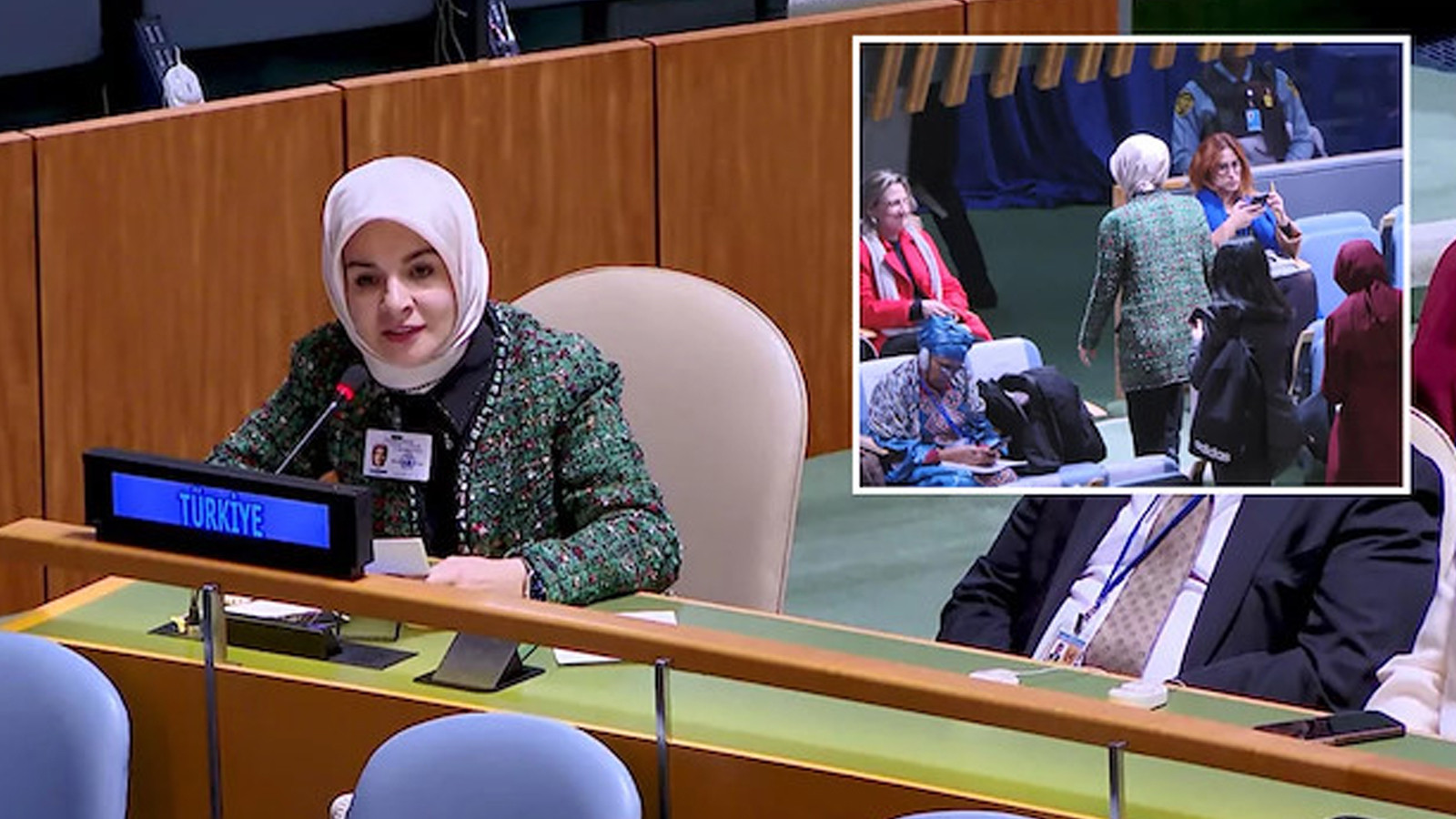 Aile ve Sosyal Hizmetler Bakan Göktaş'tan BM'de İsrail protestosu