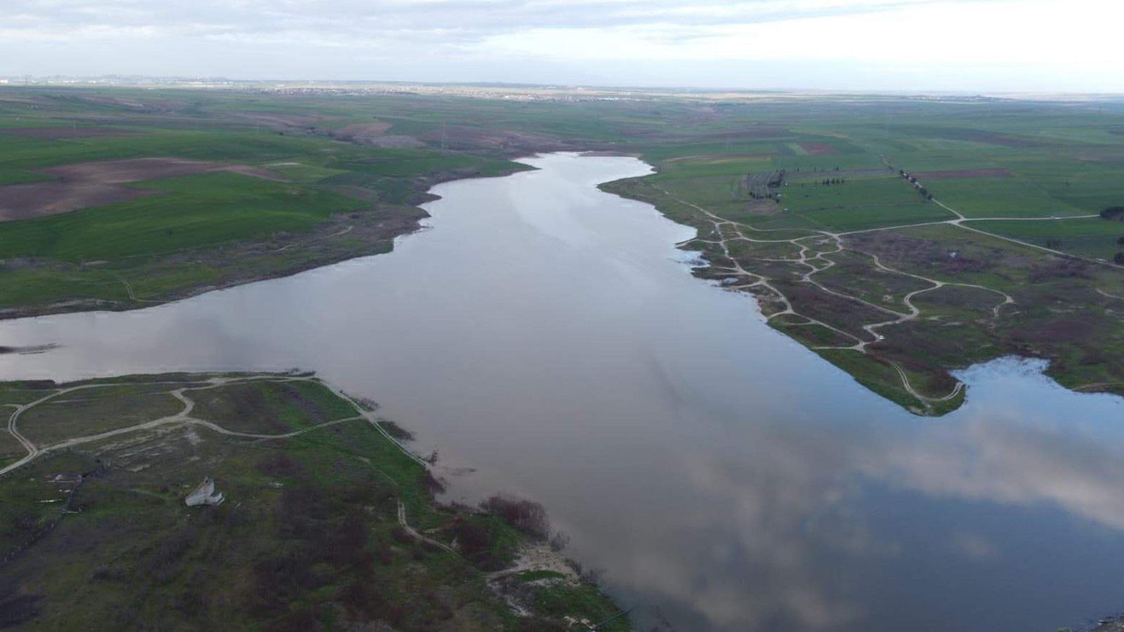 Dip seviyeyi gören Türkmenli Barajı'ndaki doluluk yüzde 11'e yükseldi