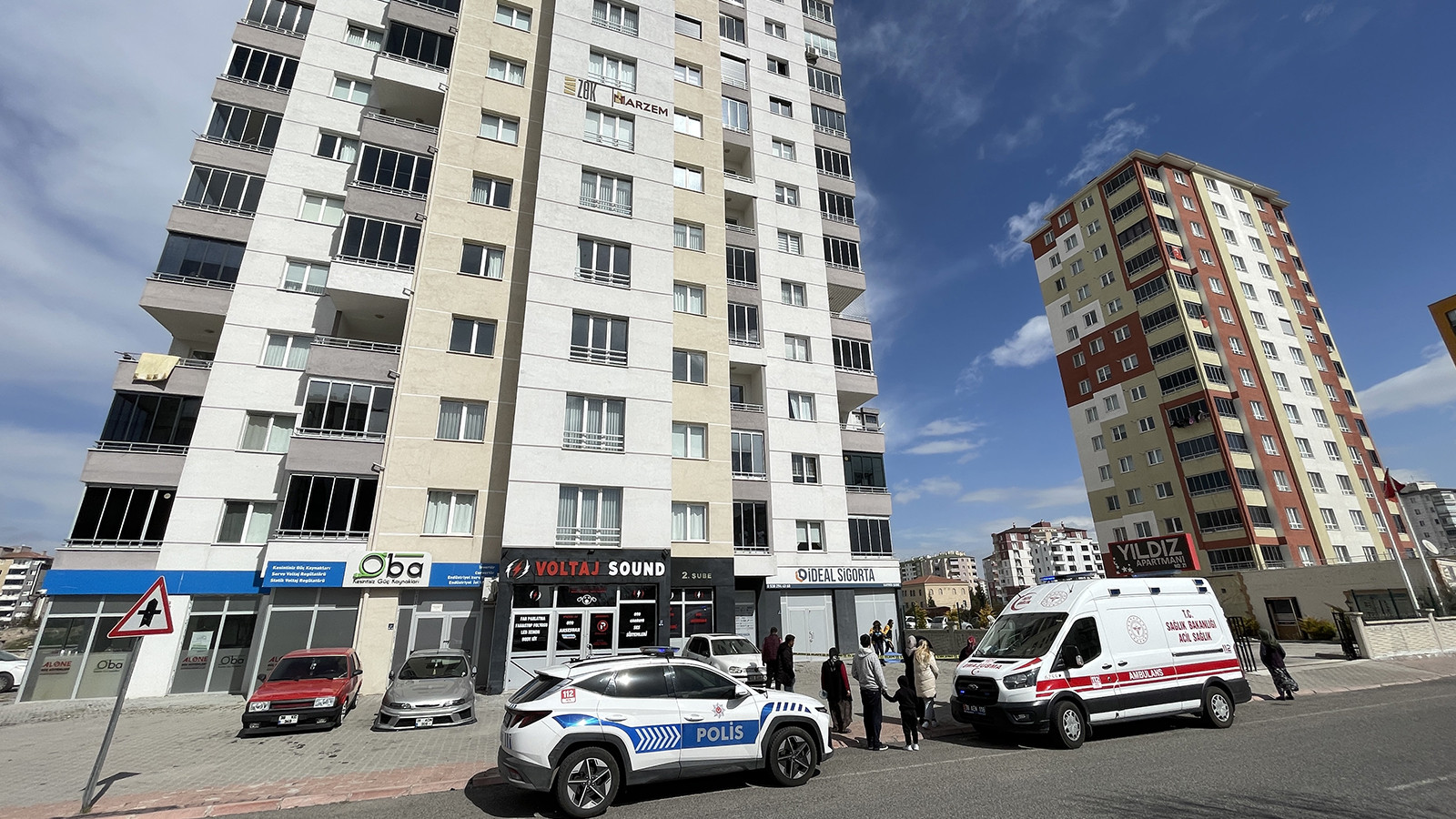 Kayseri'de acı ölüm: 3'üncü kattan düştü