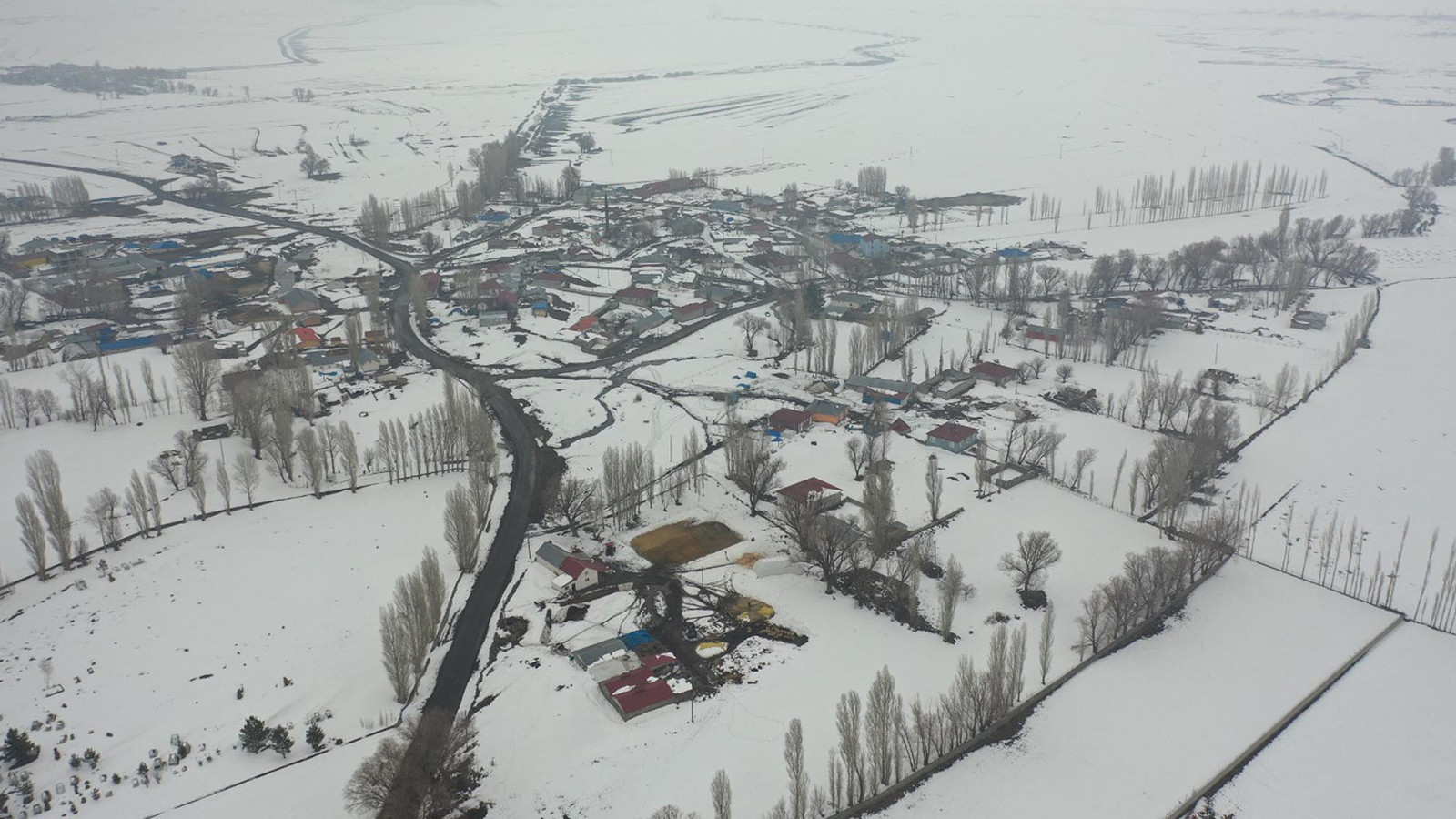 Ne Sibirya ne Alaska... Mart ayında kar kalınlığı yarım metreyi aştı