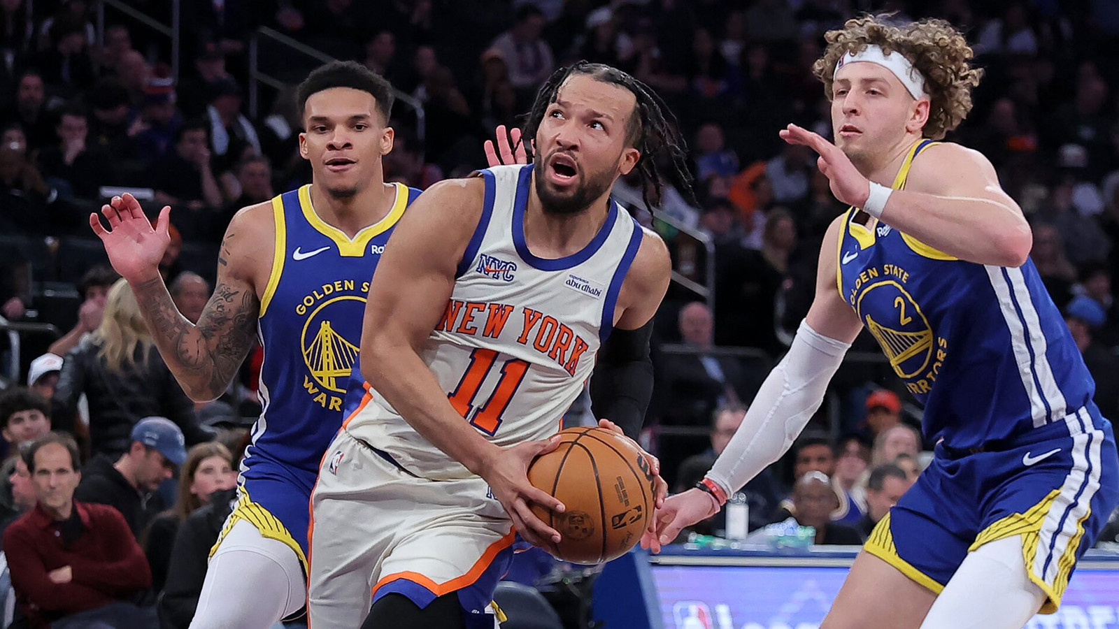 NBA'de Knicks, Warriors'ı 21 sayı geriden gelerek mağlup etti