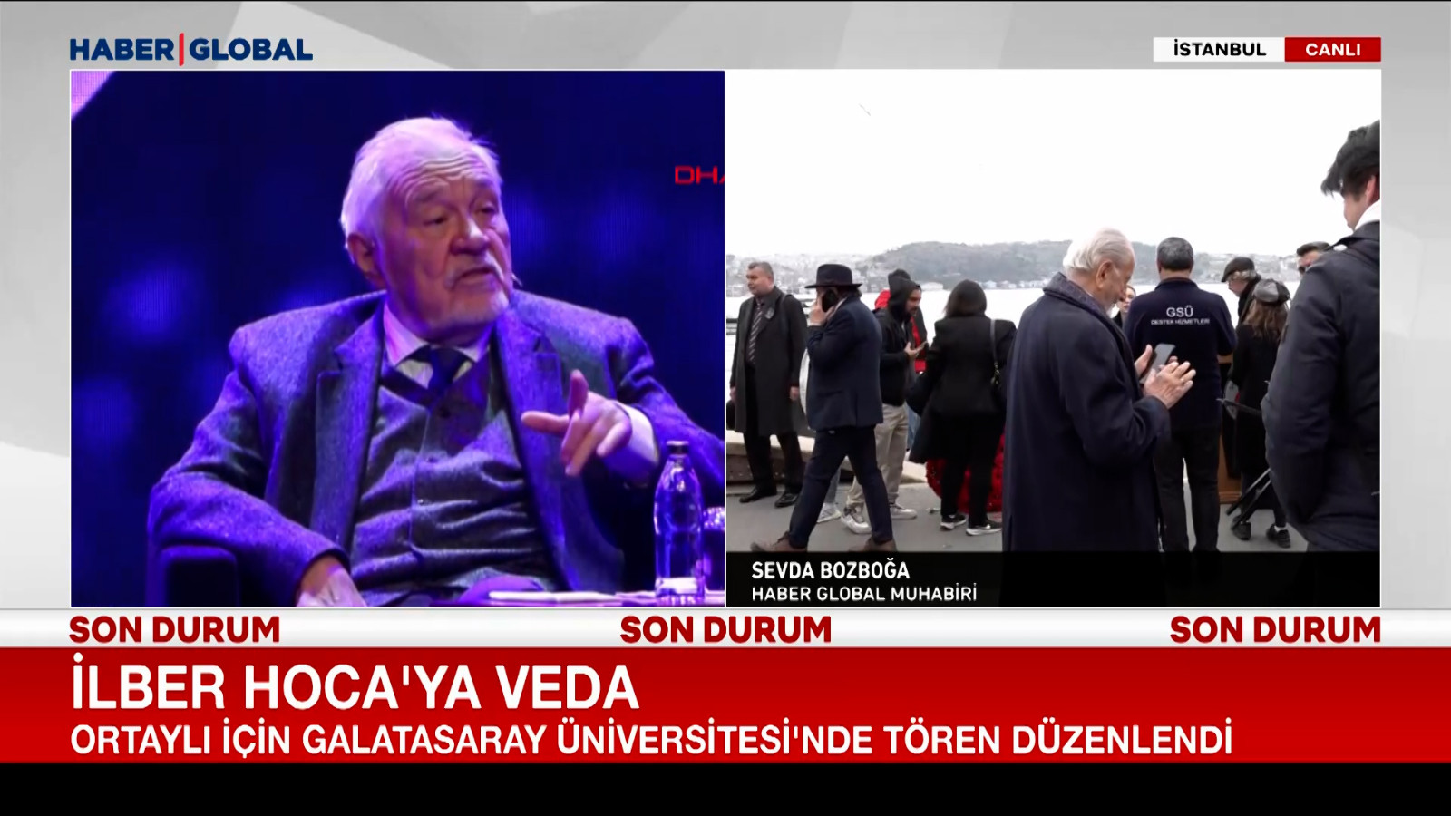Prof. Dr. İlber Ortaylı için Galatasaray Üniversitesi’nde tören düzenlendi