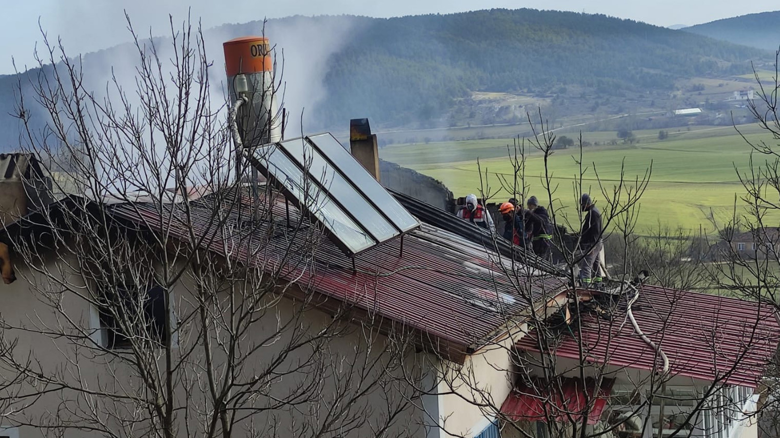 Karabük'te acı olay: Evde çıkan yangında öldü, eşi yaralandı