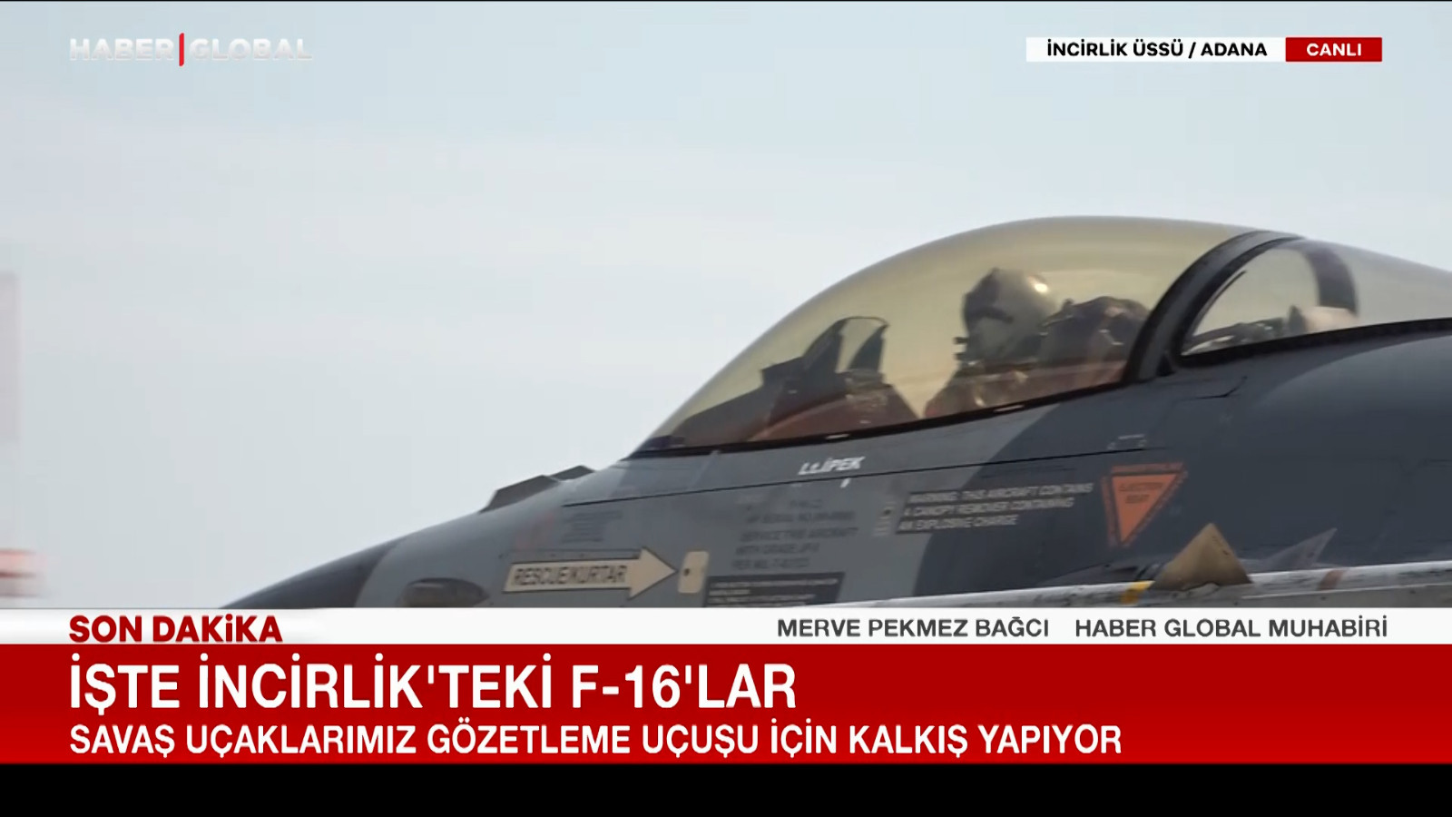 İşte İncirlik’teki F-16’lar