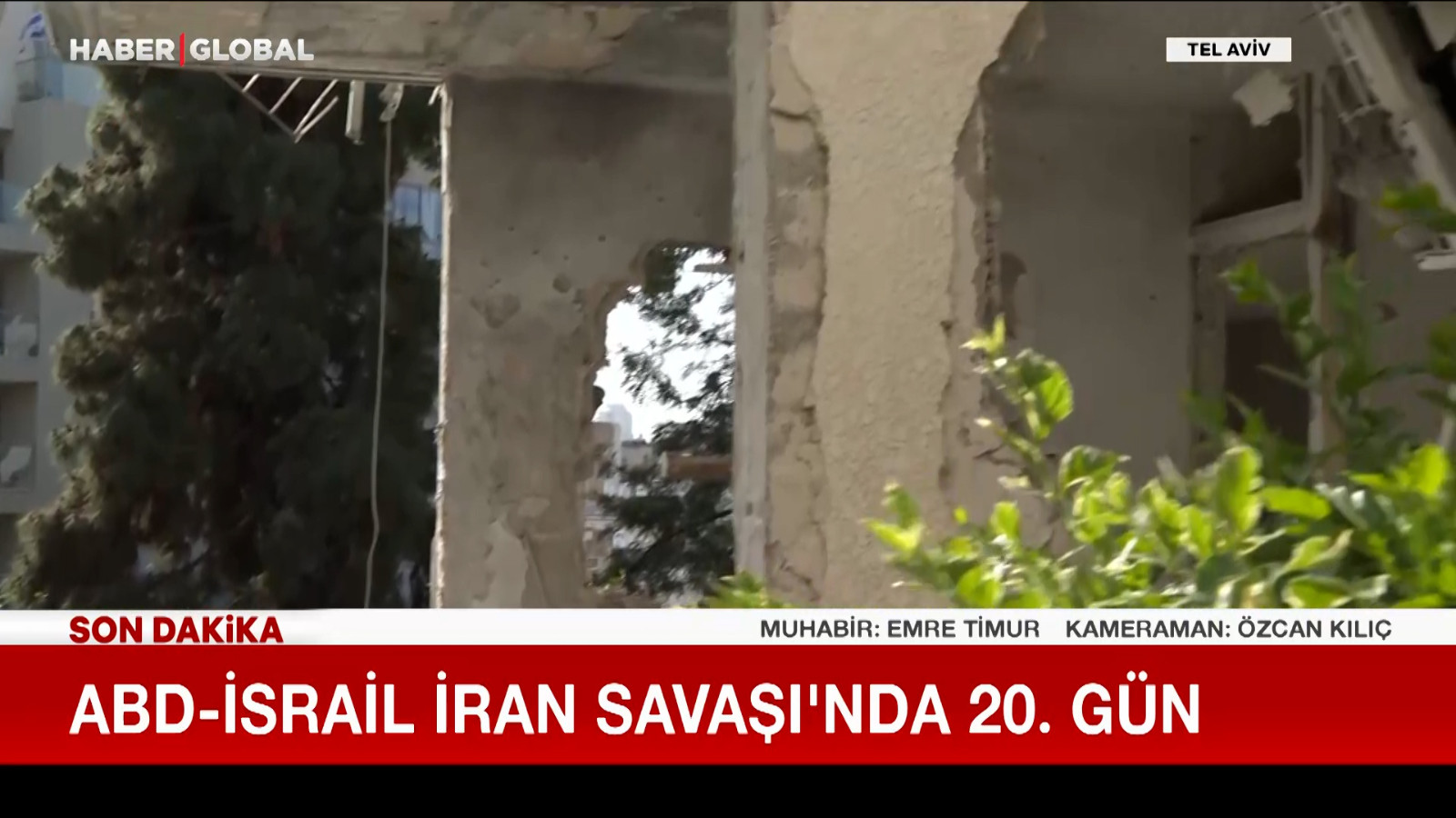 İran Tel Aviv'i füzelerle vuruyor!