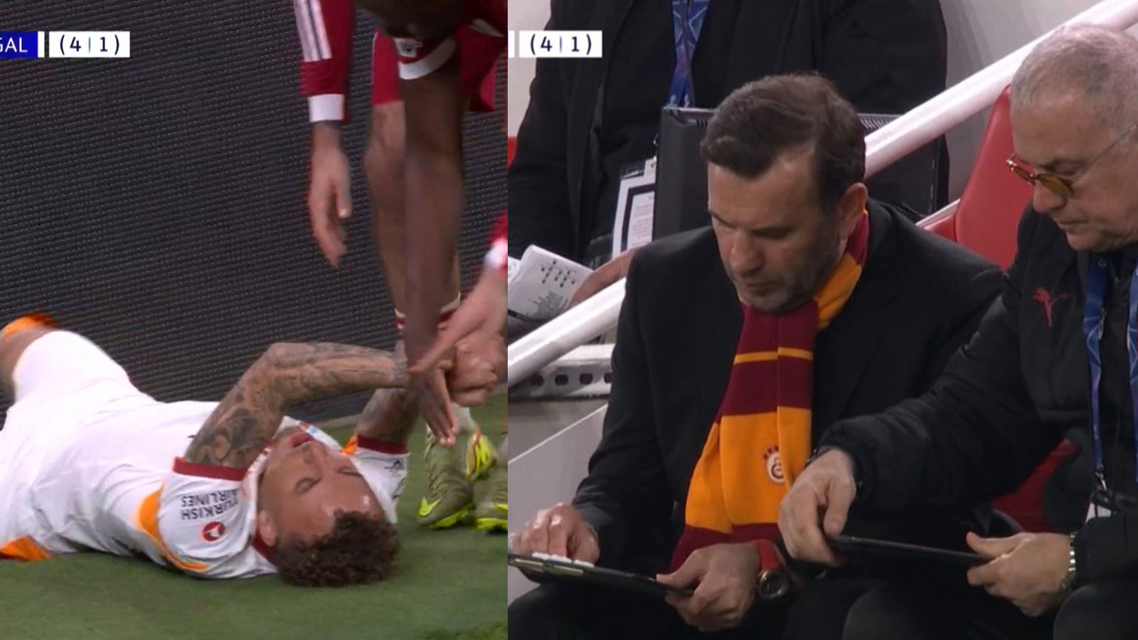 "Lang'ın parmağı kırıldı, Okan Buruk kenarda dama oynuyor"