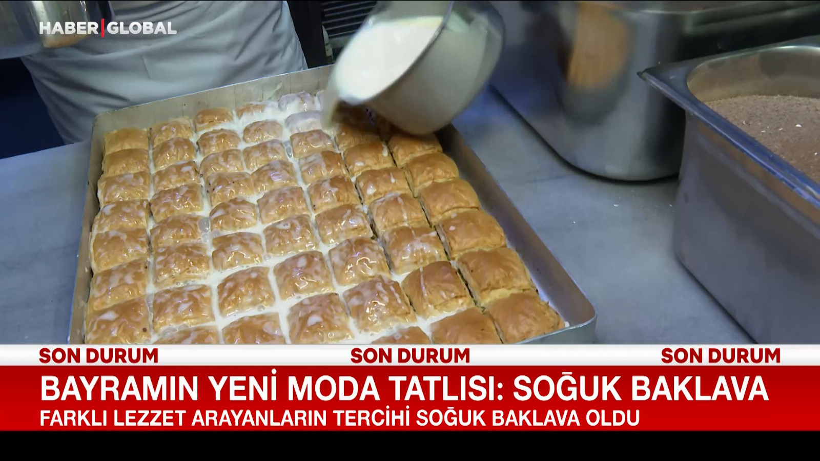 Bayramın yeni moda tatlısı: Soğuk baklava