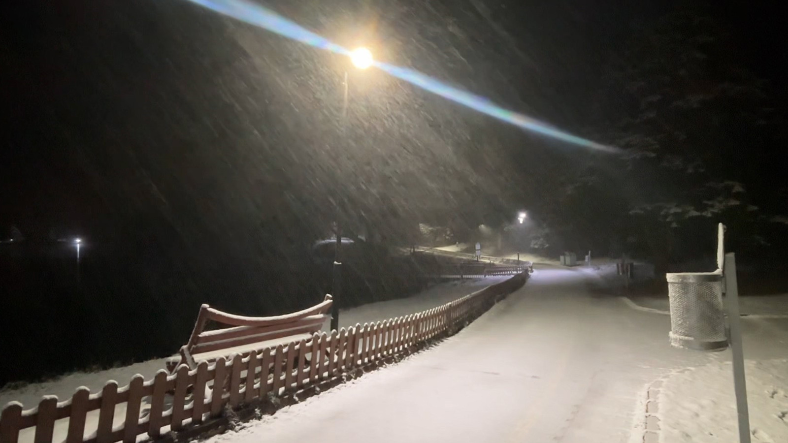 Bolu’nun incisi beyaz örtüyle kaplandı