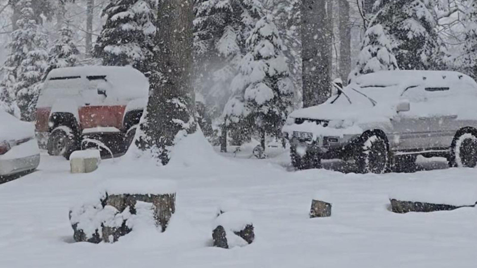 Gece başlayan kar yağışı sürüyor; kent beyaza büründü