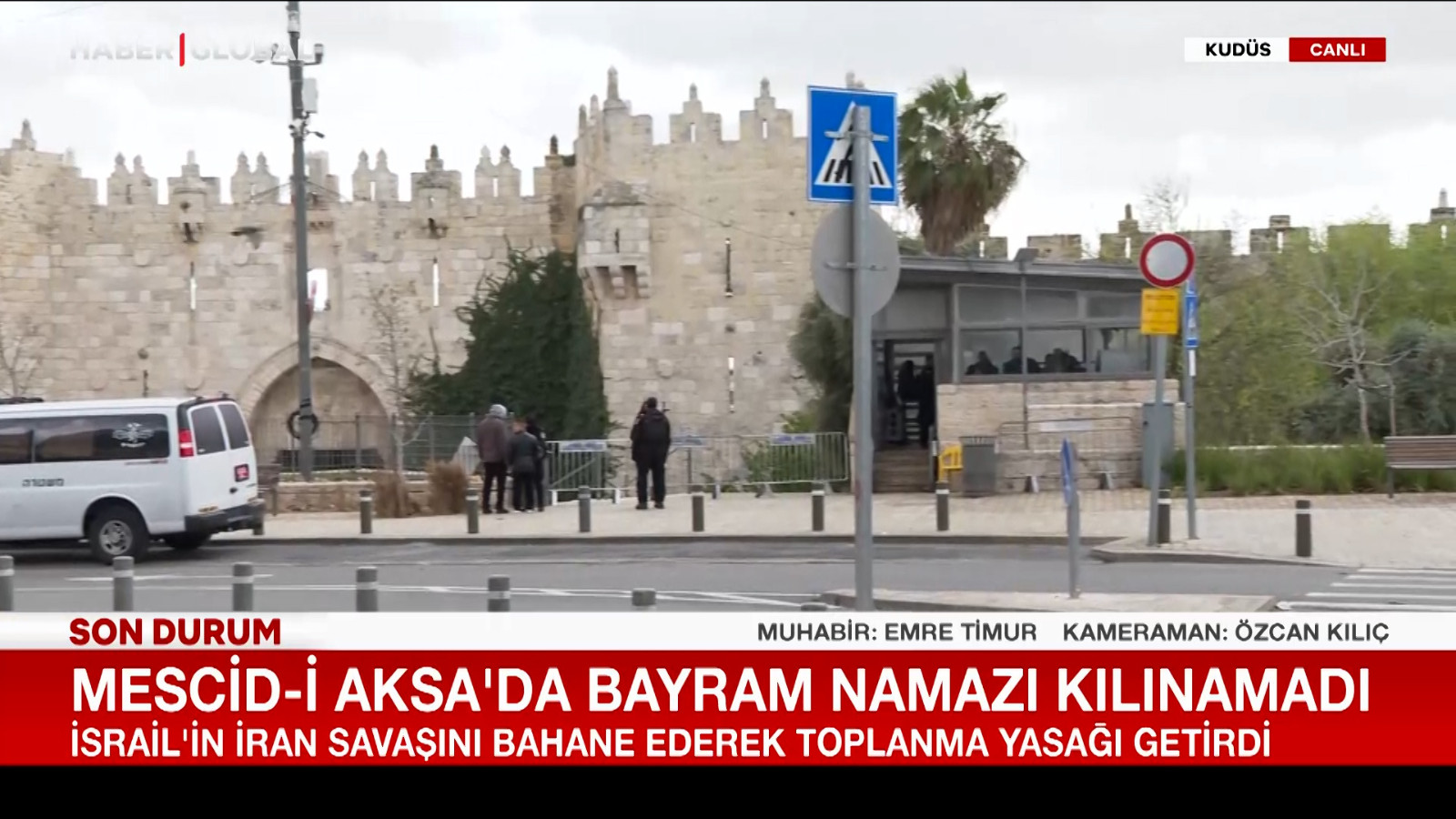 Mescid-i Aksa'da bayram namazı kılınamadı