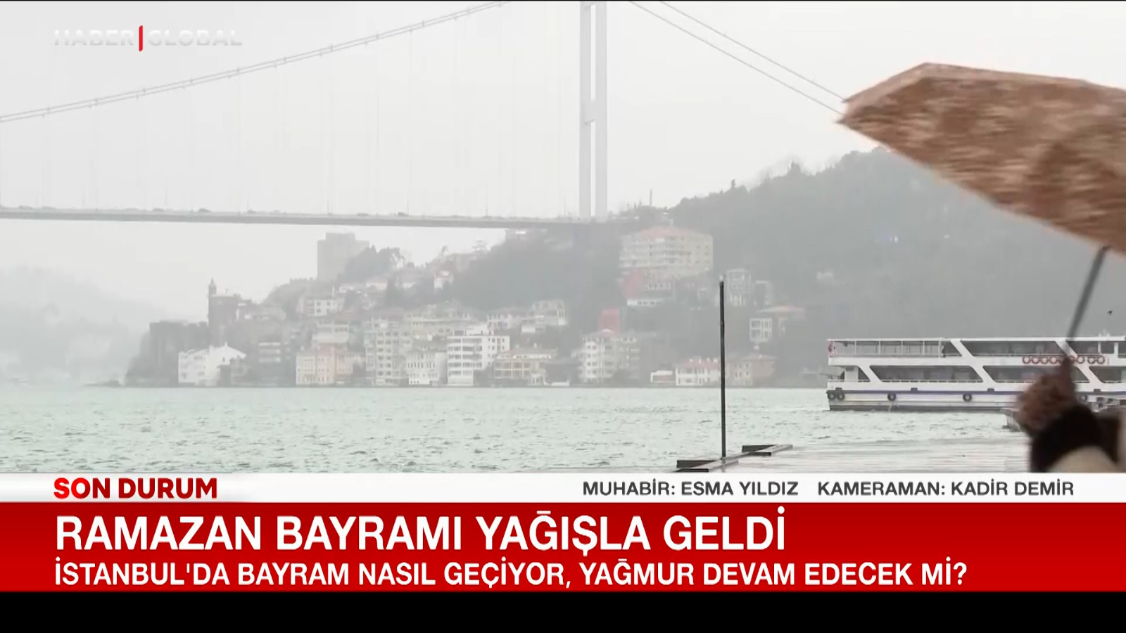 Ramazan Bayramı yağışla geldi