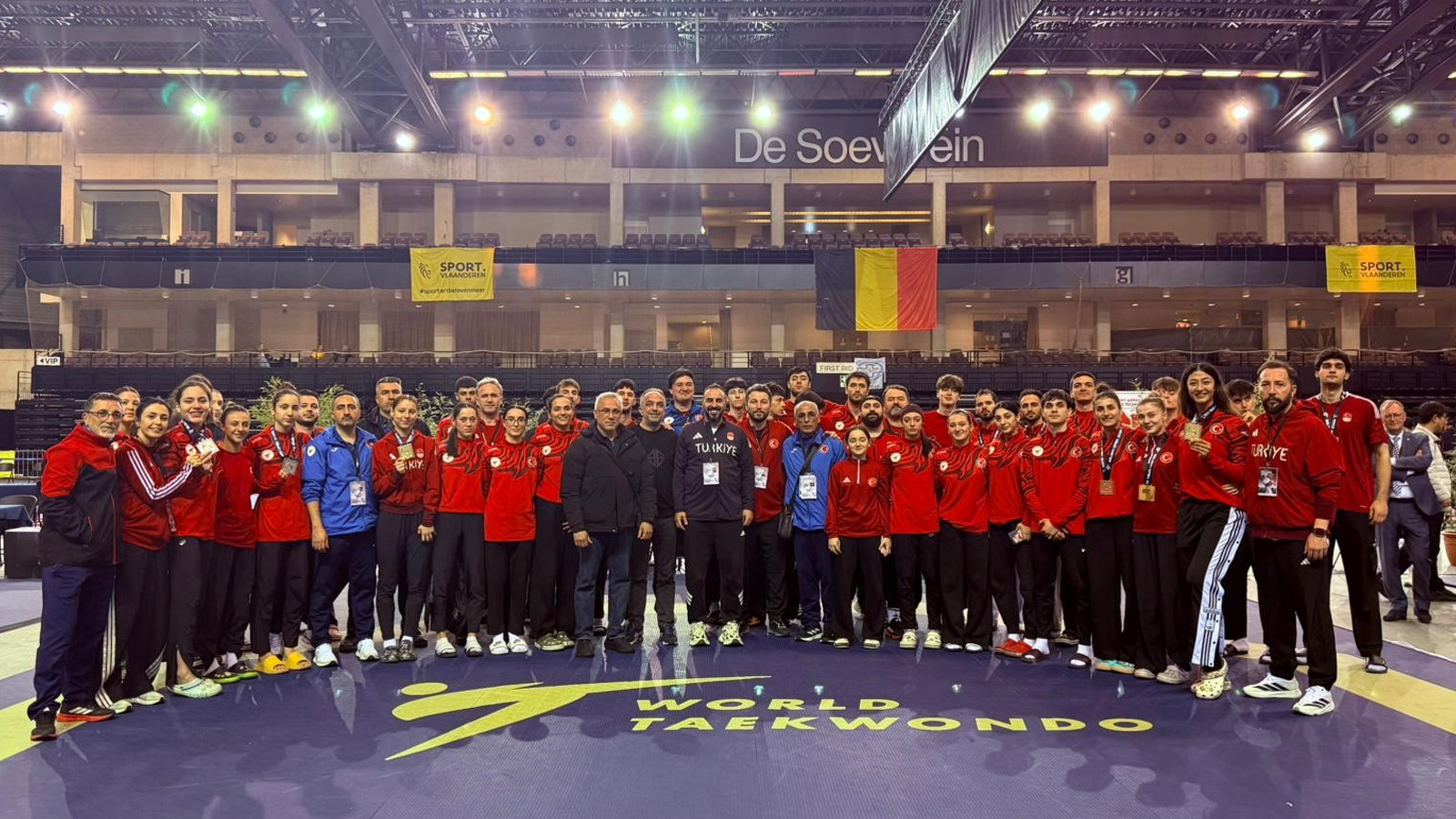 Milli taekwondoculardan Belçika’da 30 madalya birden