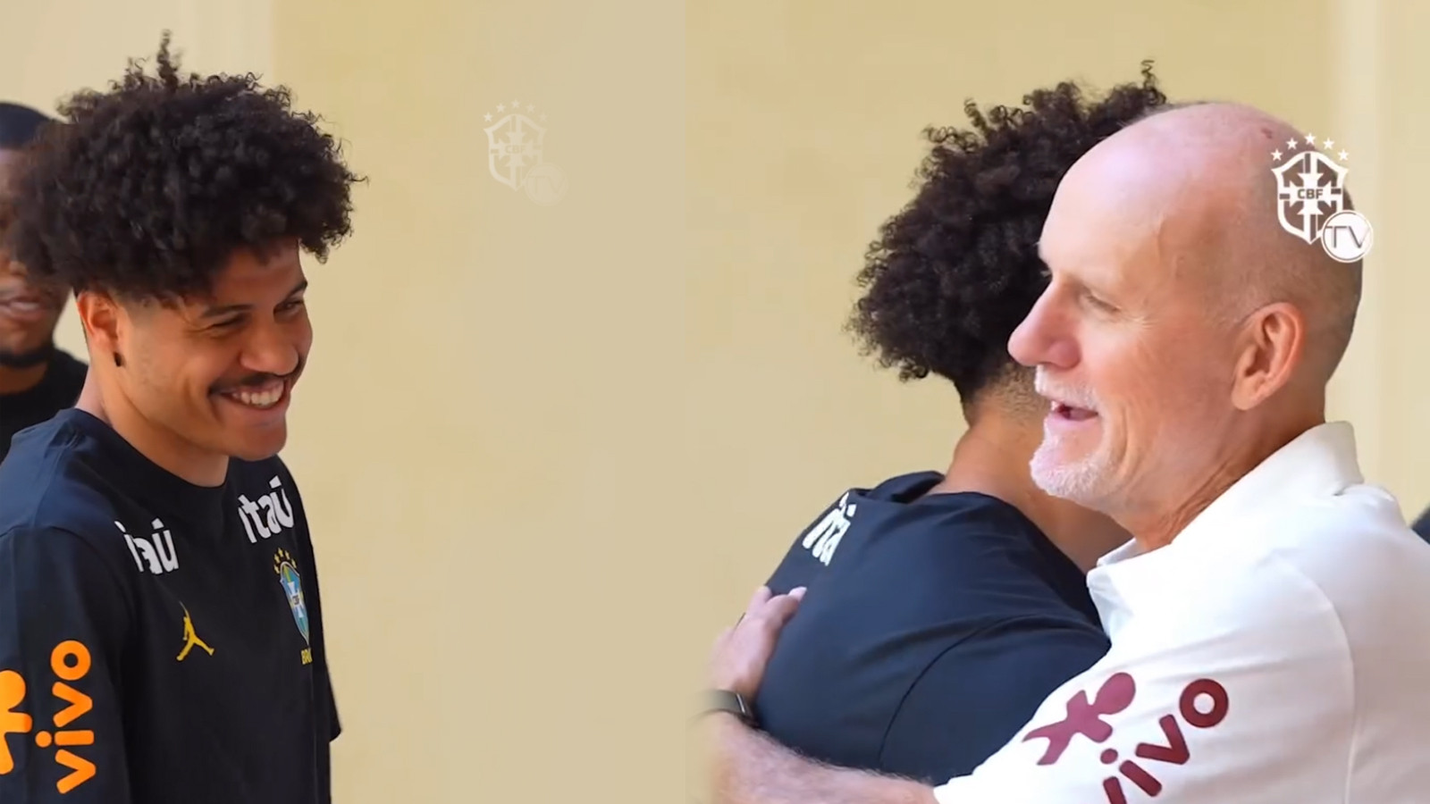 Taffarel, Gabriel Sara ve Ederson'u böyle karşıladı