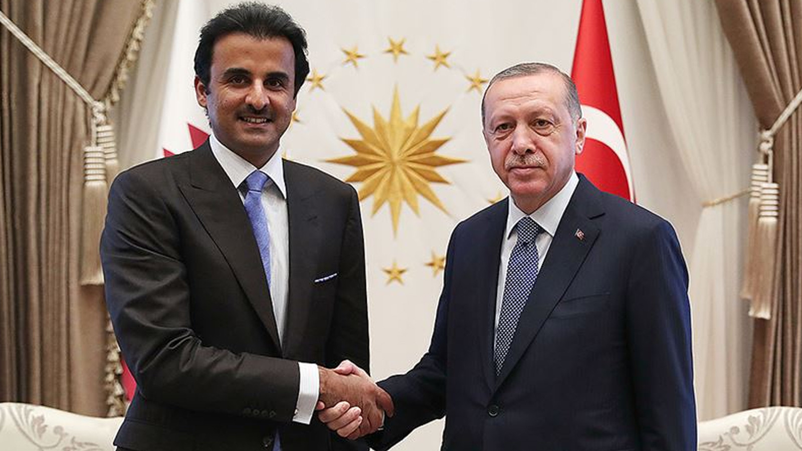 Katar Emiri El Sani'den Cumhurbaşkanı Erdoğan'a teşekkür