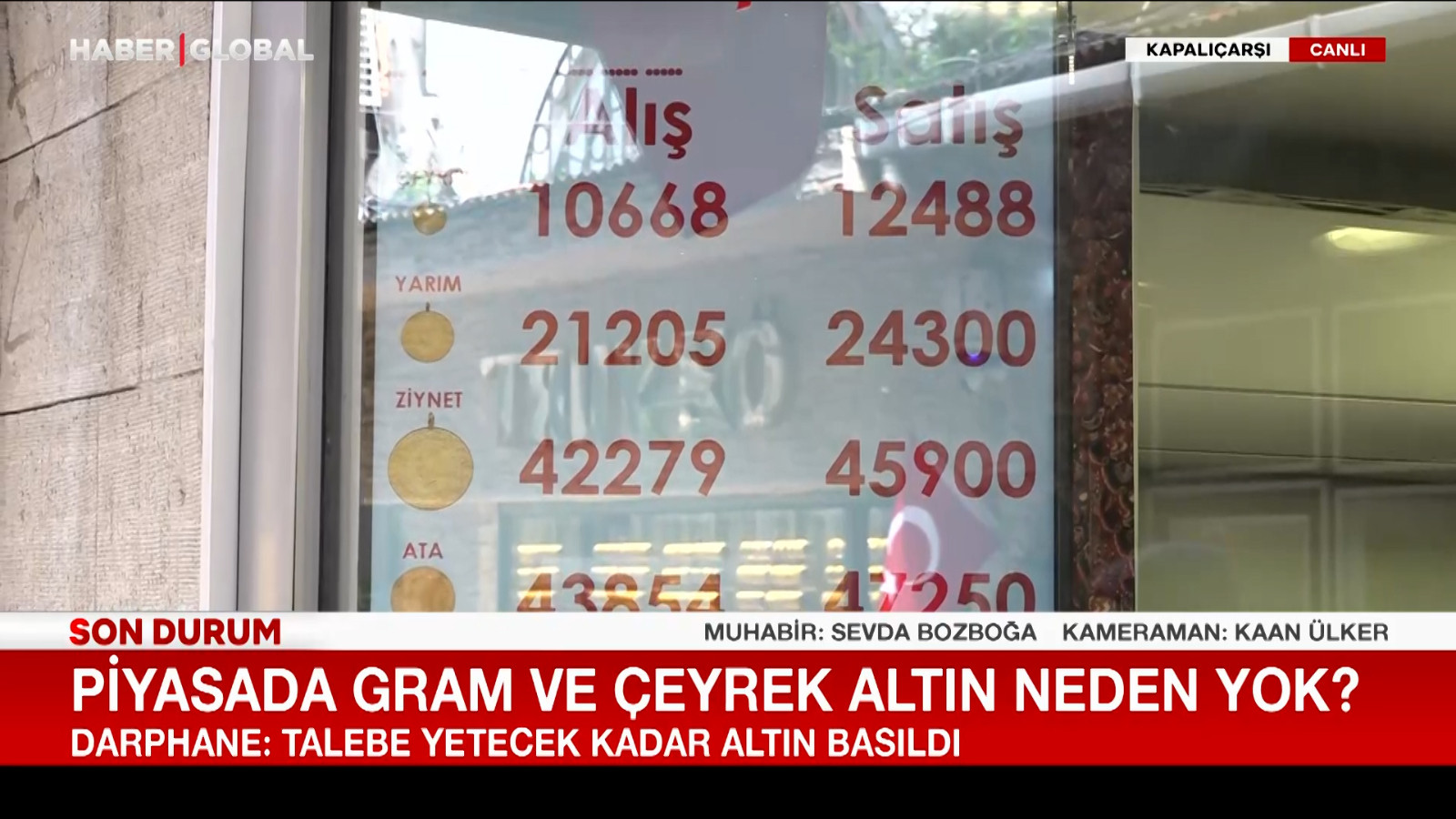 Piyasada gram ve çeyrek altın neden yok?