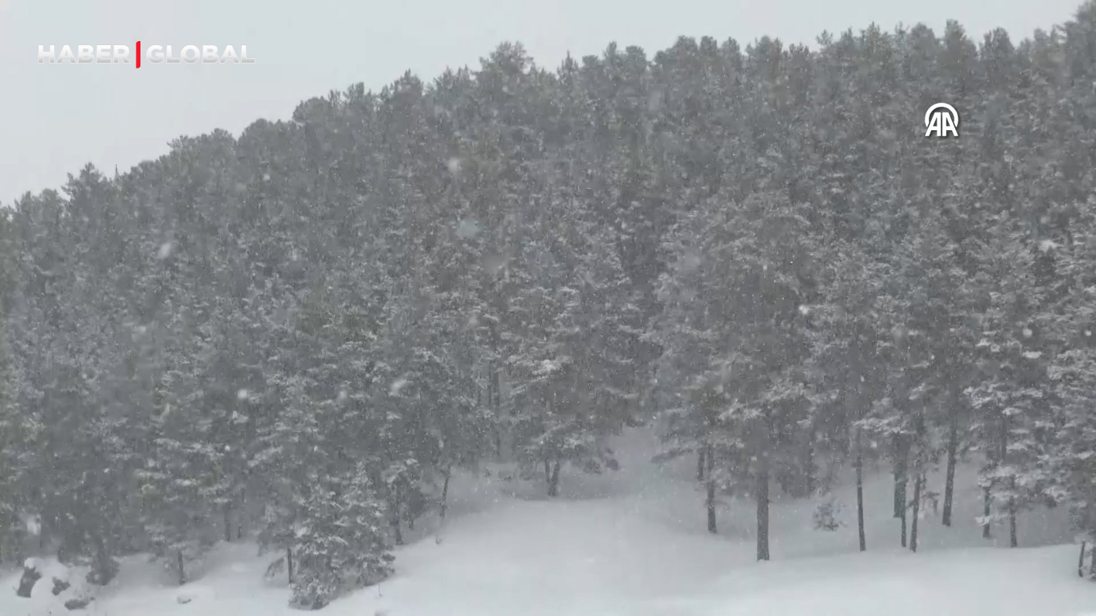 Kars'ta ilkbaharda kar etkisini sürdürüyor