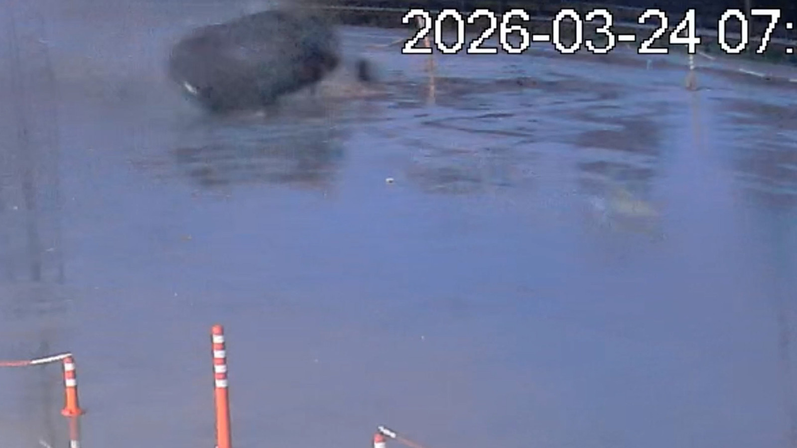 Otomobilin 60 metre boyunca defalarca takla attığı şoke eden kaza