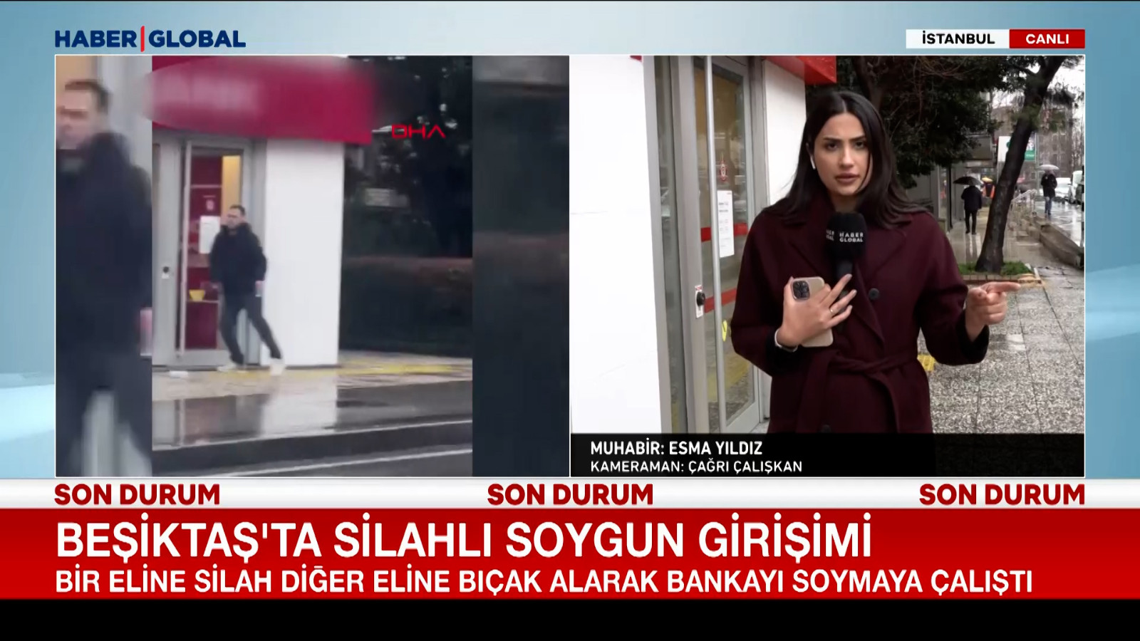 Beşiktaş’ta silahlı soygun girişiminde detaylar