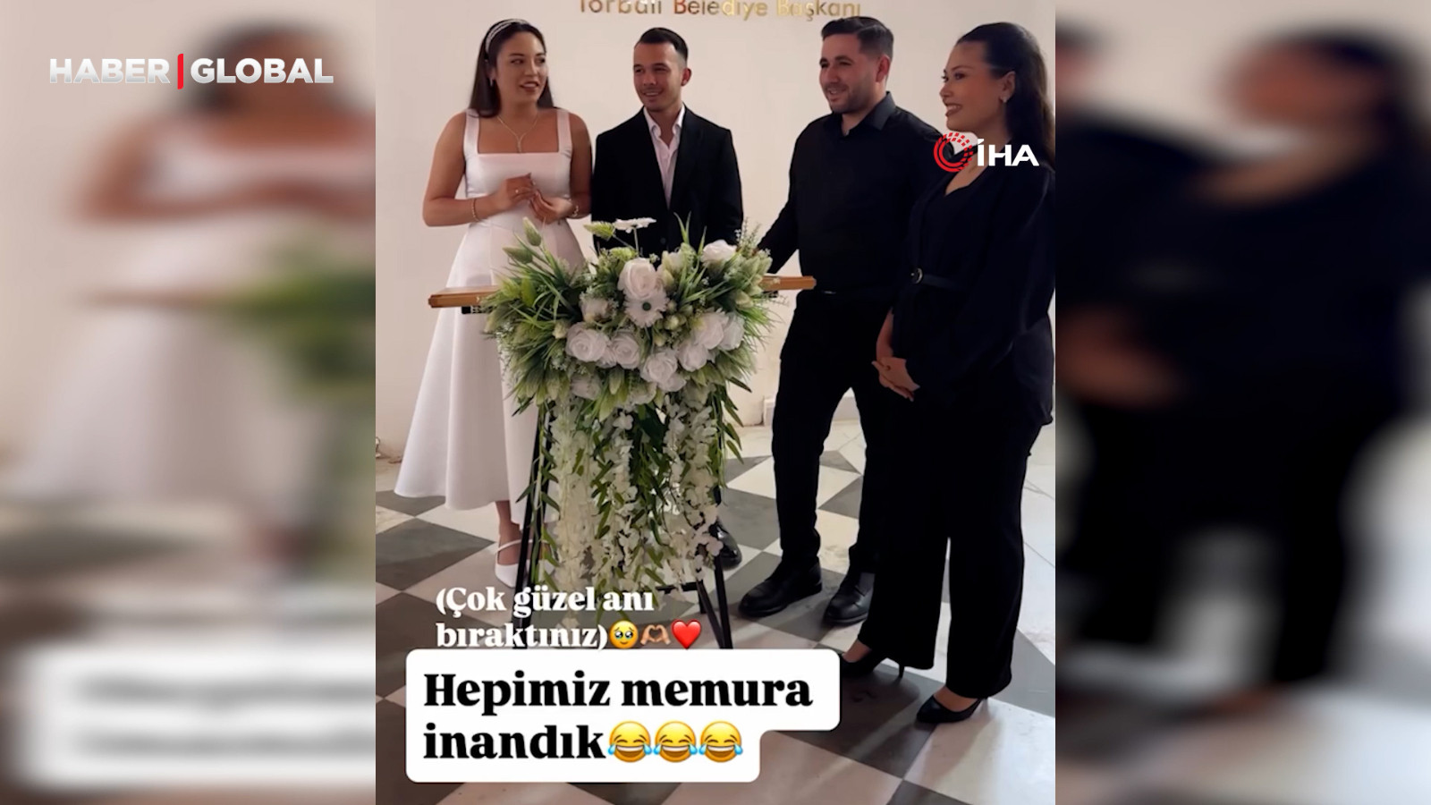 Nikah memuruna şaka yapmak istediler, asıl şakayı memur yaptı