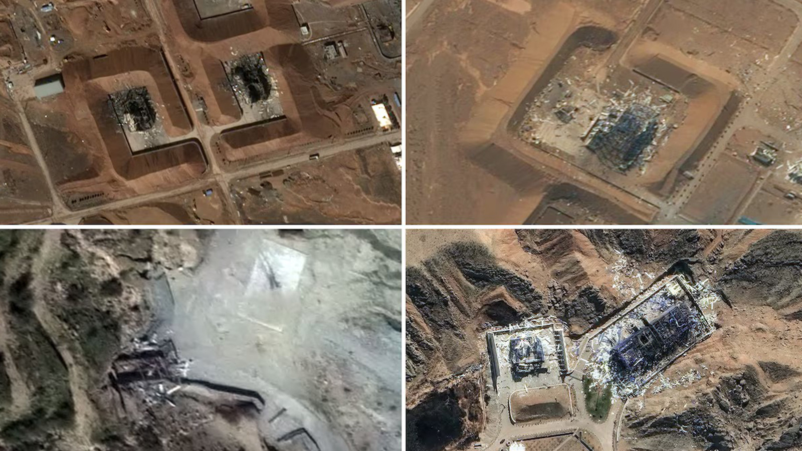 Uydu görüntüleri ortaya çıktı: İran’ın füze üslerinde büyük yıkım