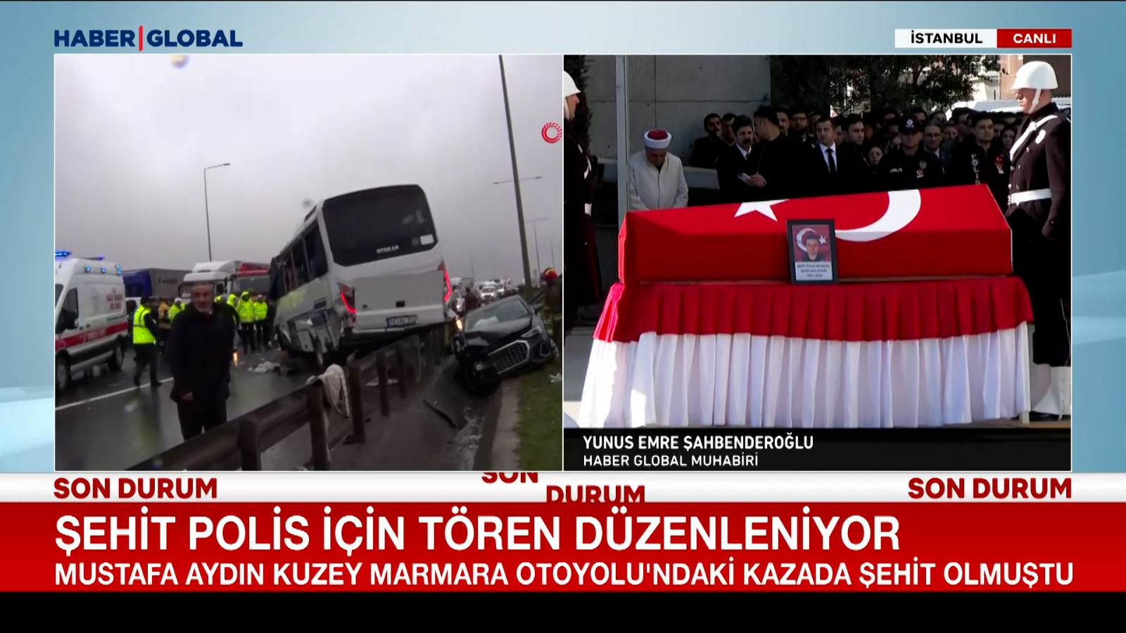 Şehit polis için tören düzenleniyor