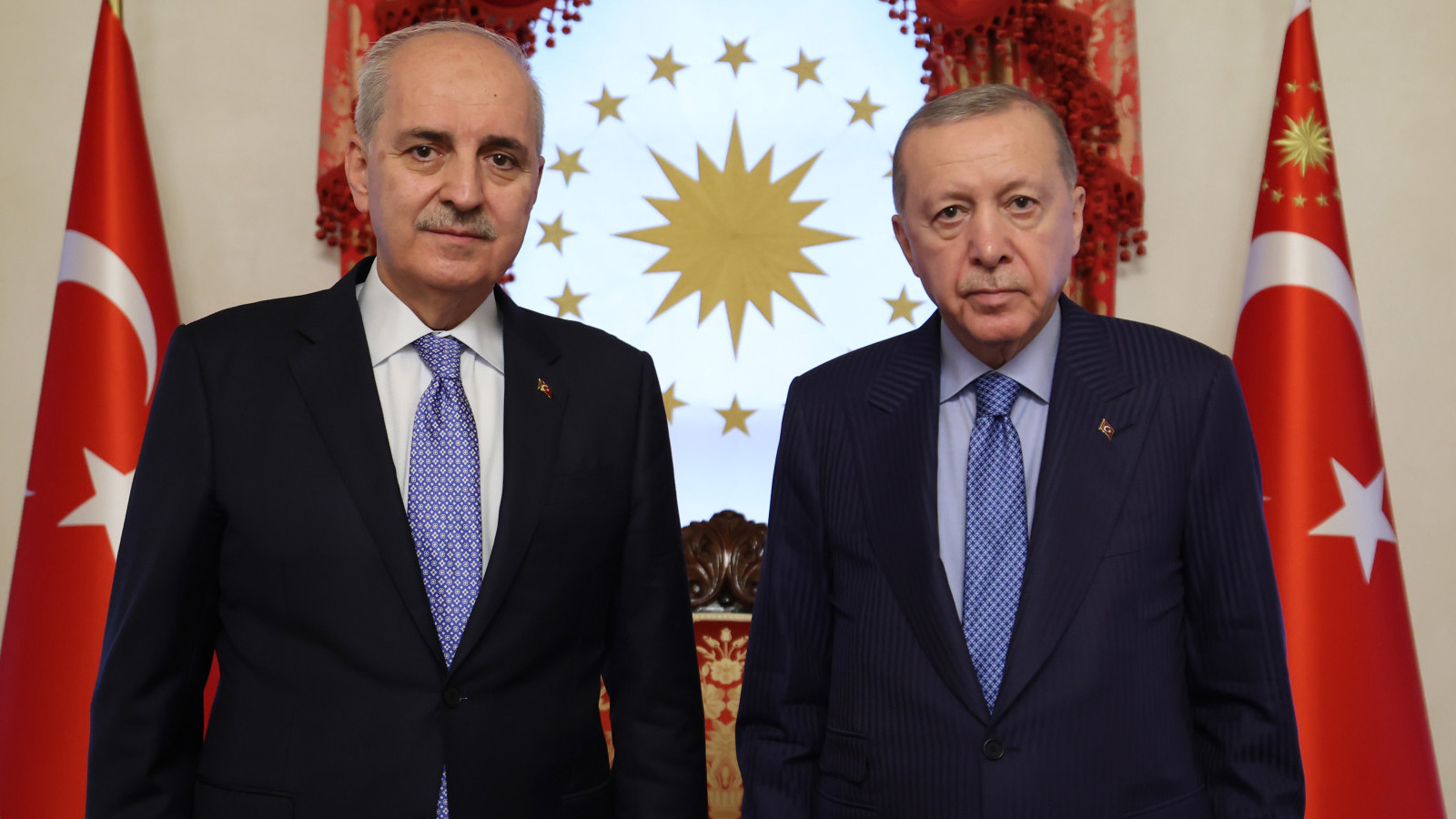 Cumhurbaşkanı Erdoğan, TBMM Başkanı Kurtulmuş ile görüştü