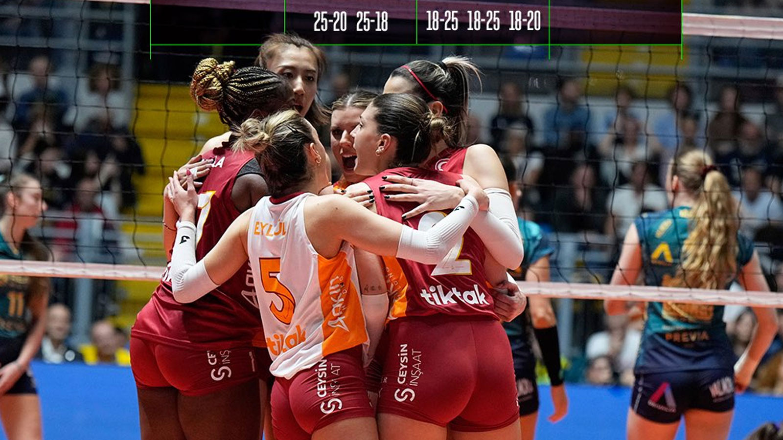 Galatasaray CEV Kupası finalinde avantajı aldı