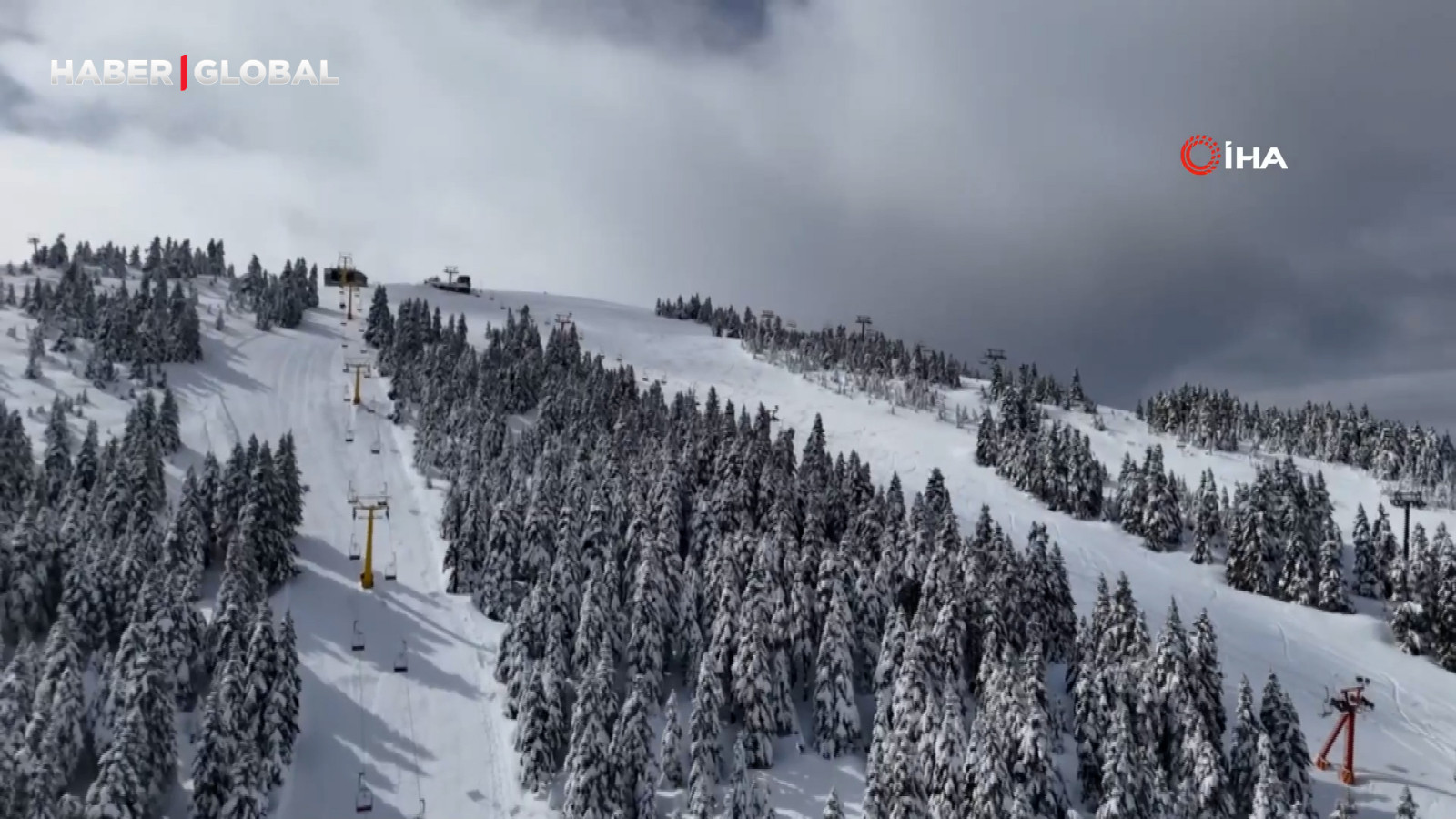 Uludağ'da sezon uzadı nisan ayında 2 metre kar var