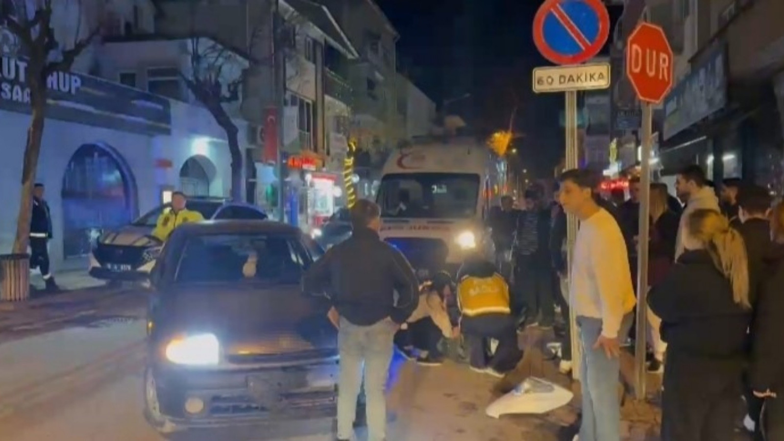 Bursa'da otomobil ile motosiklet çarpıştı: 1 yaralı