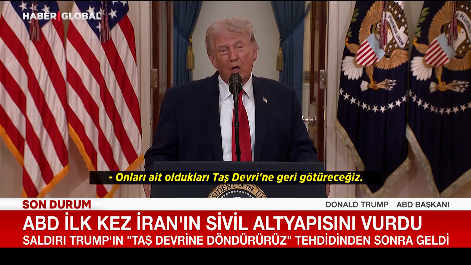 ABD ilk kez İran’ın sivil altyapısını vurdu!