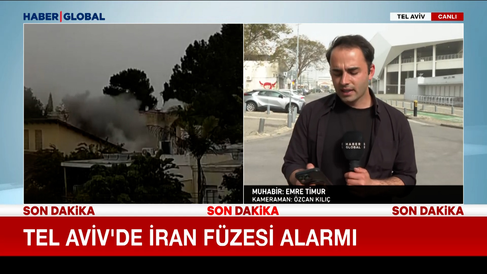 Tel Aviv’de İran füzesi alarmı, sirenler asla susmadı!