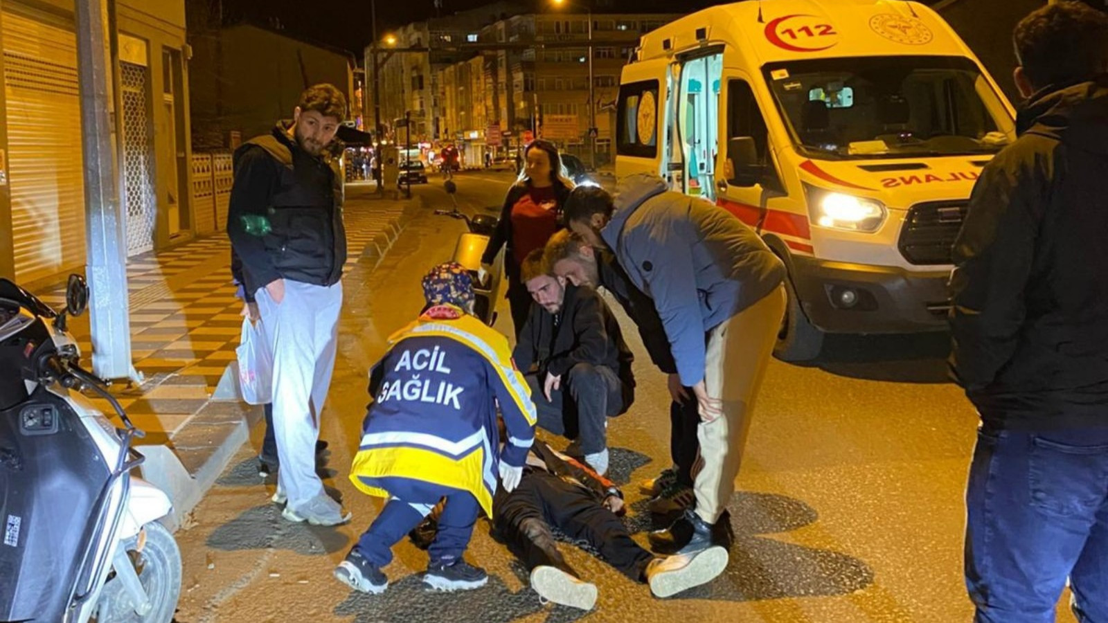 Tekirdağ'da otomobil ile motosiklet çarpıştı: 1 yaralı