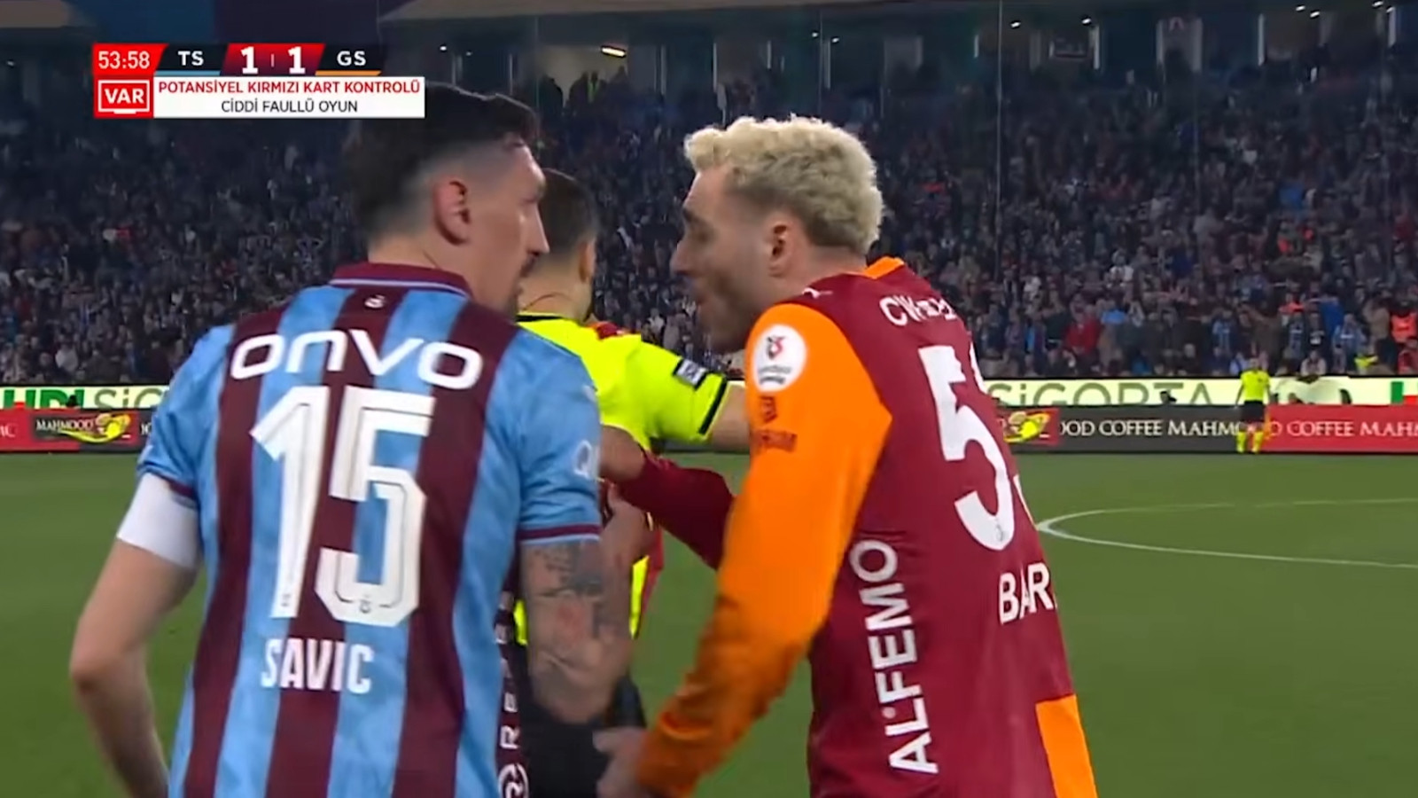 Trabzonspor - Galatasaray maçının VAR kayıtları yayınlandı