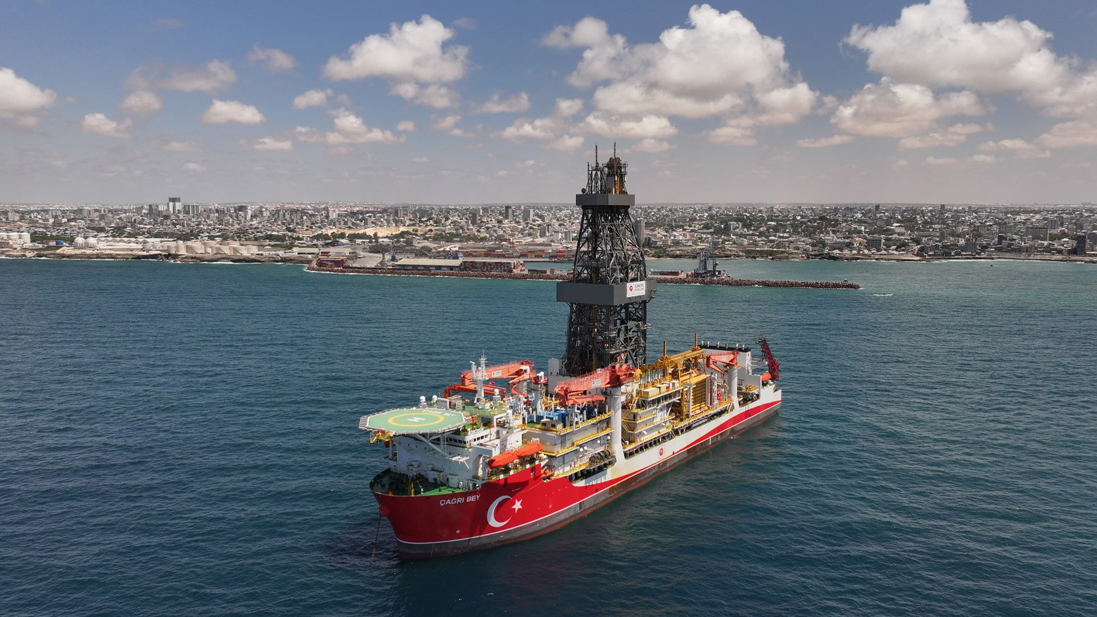 Çağrı Bey derin deniz sondaj gemisi Somali'de