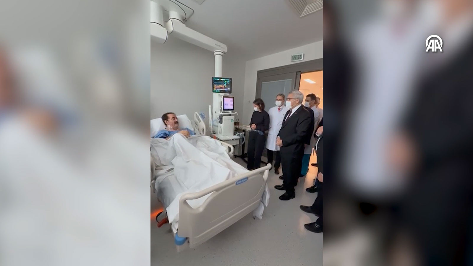 AK Parti Genel Başkan Yardımcısı Yayman, İbrahim Tatlıses'i hastanede ziyaret etti