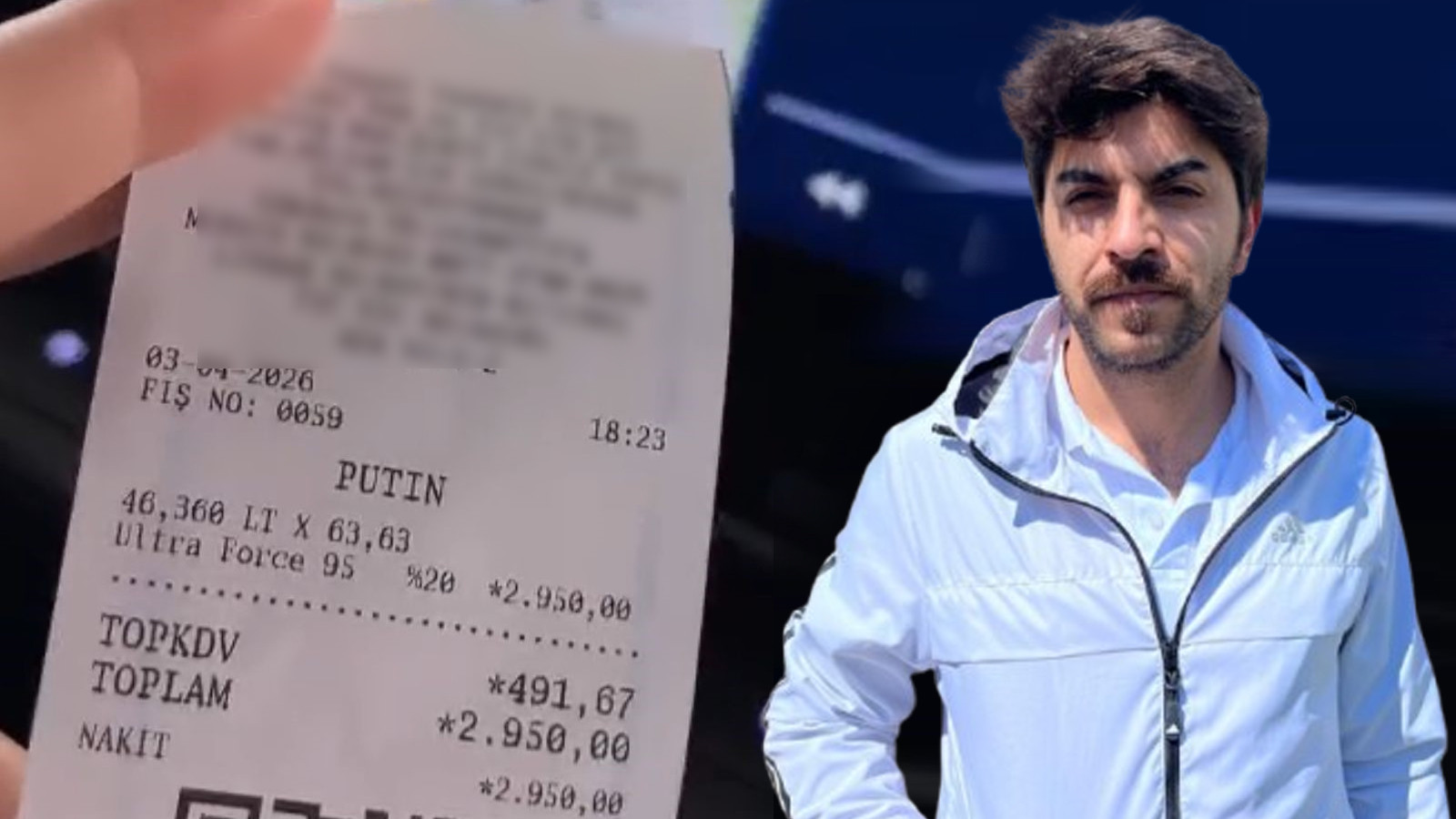 Akaryakıt fişine 'Putin' yazdı, tazminatsız işten kovuldu