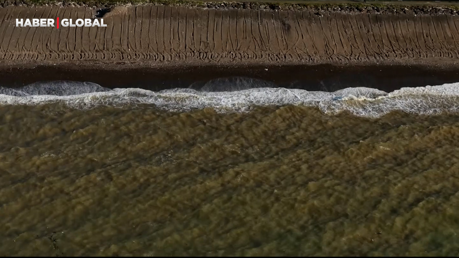 Trabzon sahilinden şaşırtan görüntüler!