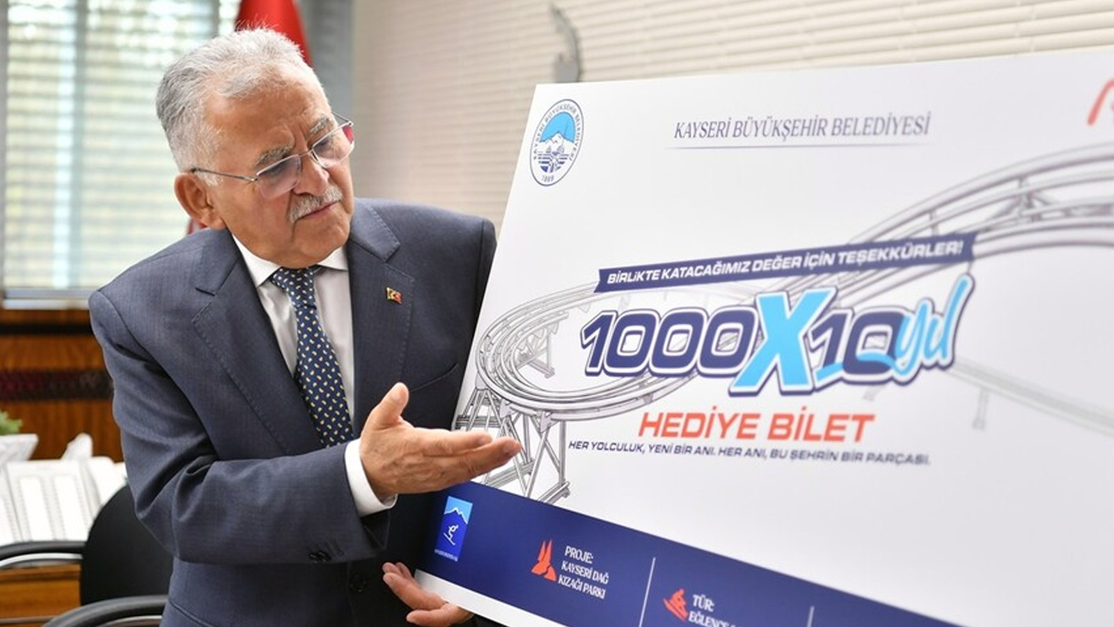 Erciyes'e 1100 metre uzunluğunda dağ kızağı parkuru yapılacak