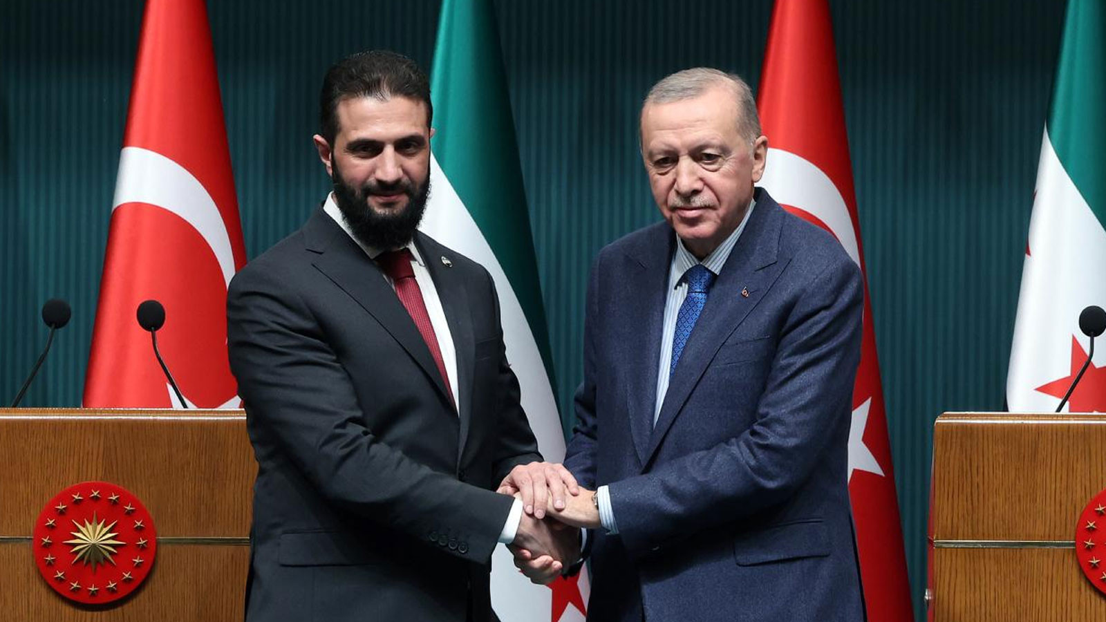 Cumhurbaşkanı Erdoğan, Suriye Cumhurbaşkanı Şara ile görüştü