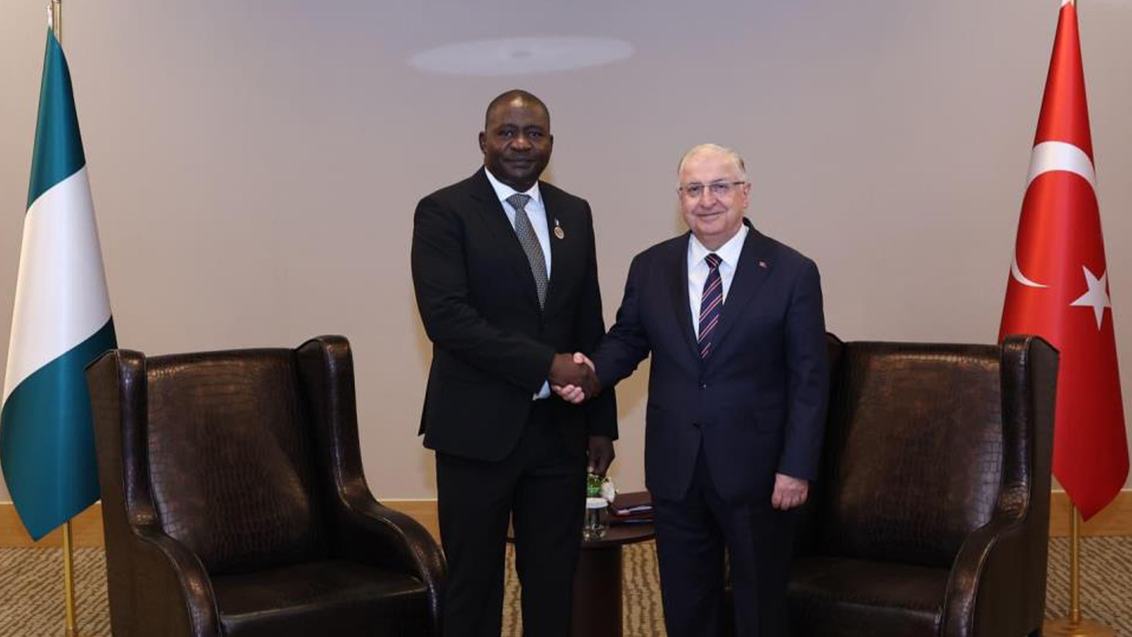 Milli Savunma Bakanı Güler, Nijeryalı mevkidaşı Musa ile görüştü