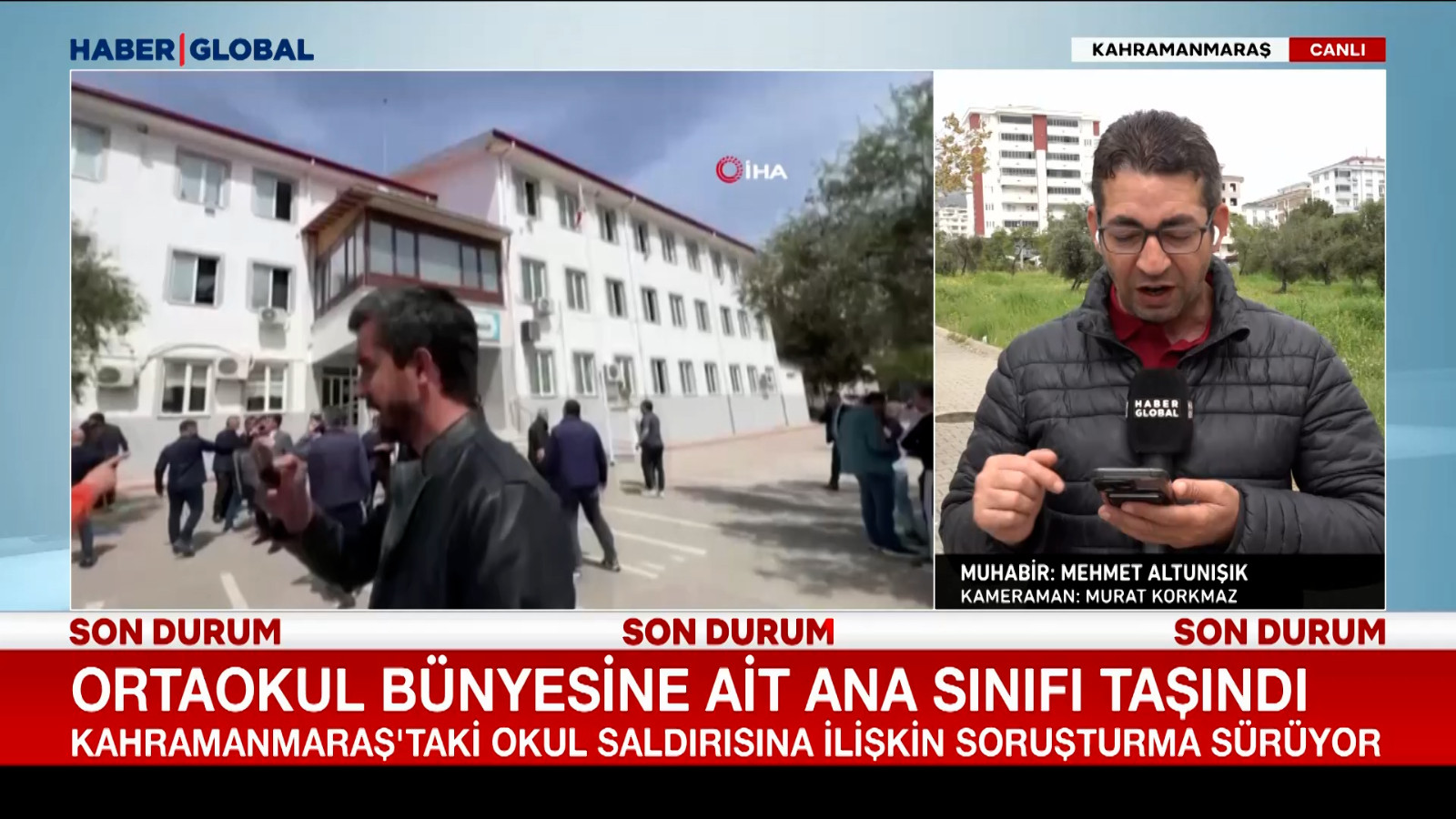 Saldırıların gerçekleştiği okulda ders süresi 35 dakikaya indirildi