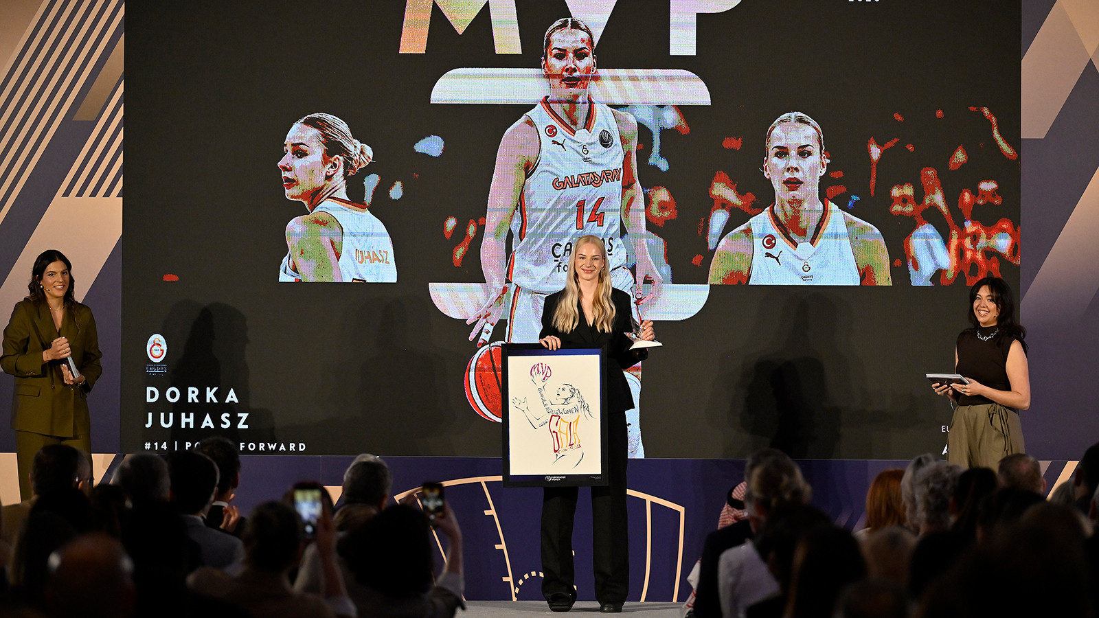 Kadınlar Euroleague'in MVP'si Galatasaraylı Dorka Juhasz seçildi