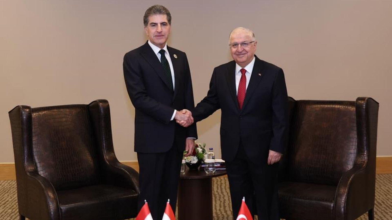 Milli Savunma Bakanı Güler, IKBY Başkanı Barzani ile görüştü