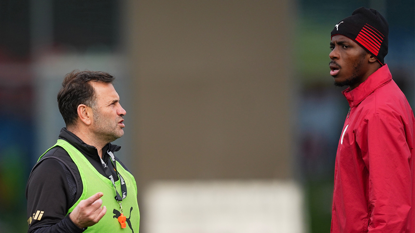 Derbi öncesi Victor Osimhen, takımla çalıştı