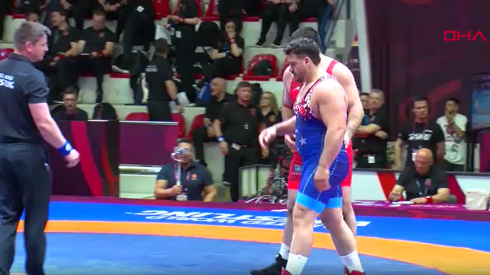 Rıza Kayaalp, Ermeni rakibini 78’inci saniyede tuş etti