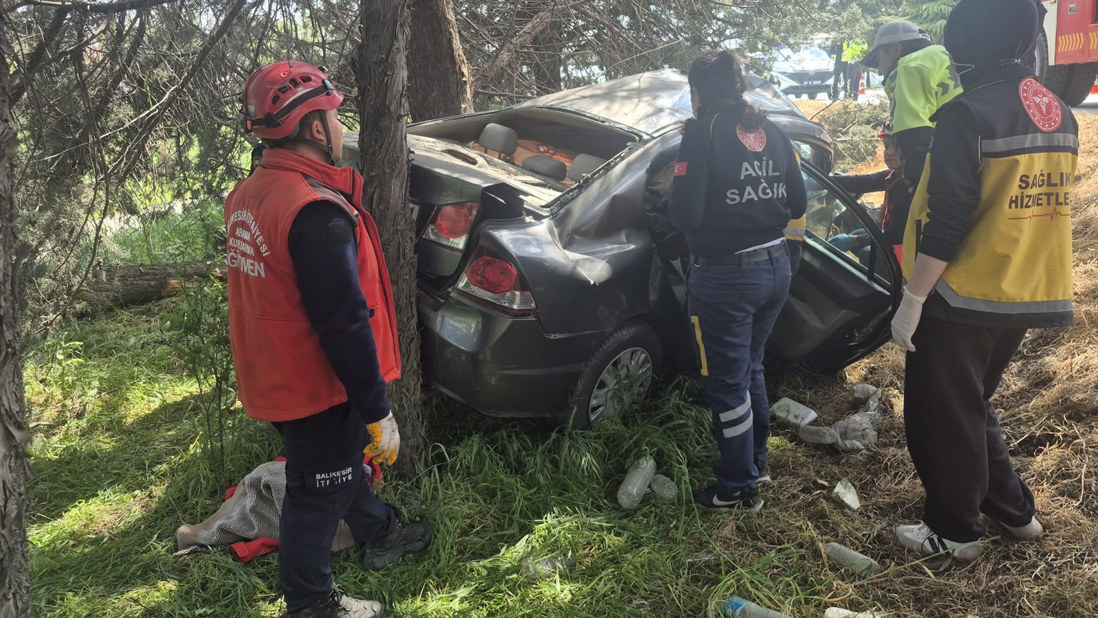 Balıkesir'de feci kaza: 1 ölü
