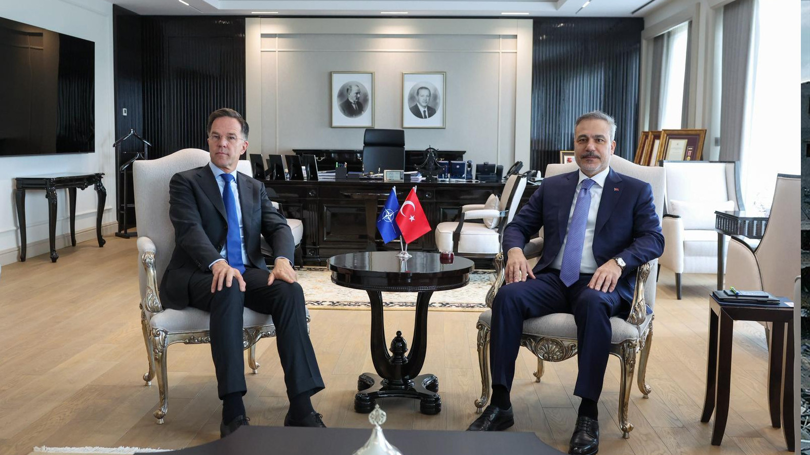 Bakan Fidan, NATO Genel Sekreteri Rutte ile görüştü