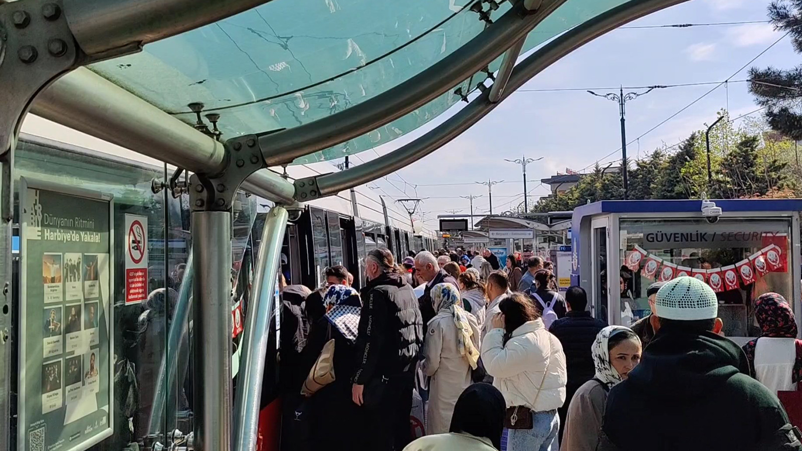 Kabataş-Bağcılar Tramvay Hattı'nda arıza