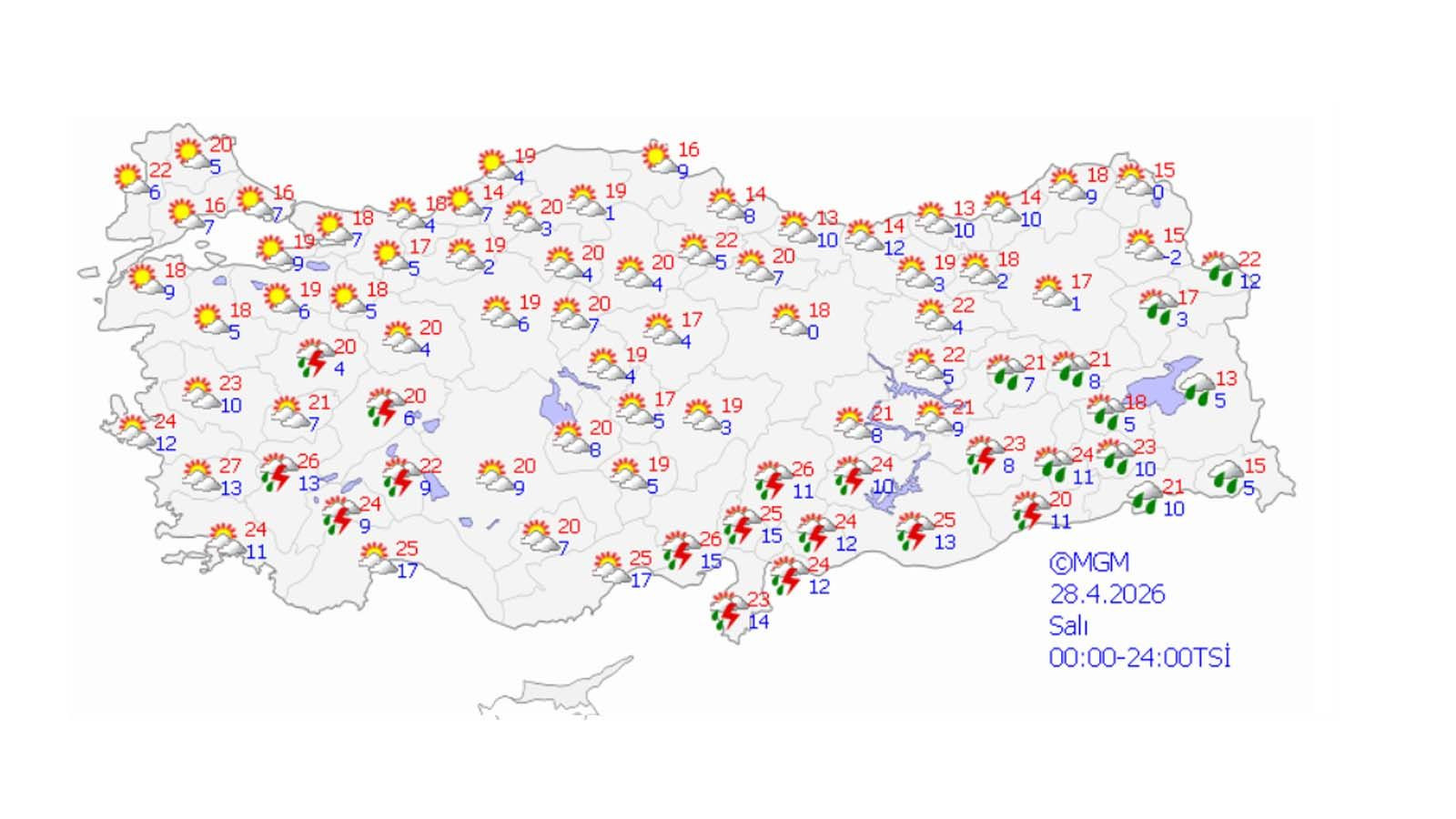 5 gün gökyüzü karışıyor... Meteoroloji il il açıkladı: Sağanak da var güneş de! - Resim: 9