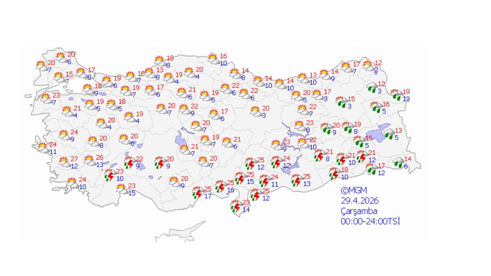 5 gün gökyüzü karışıyor... Meteoroloji il il açıkladı: Sağanak da var güneş de! - Resim: 10